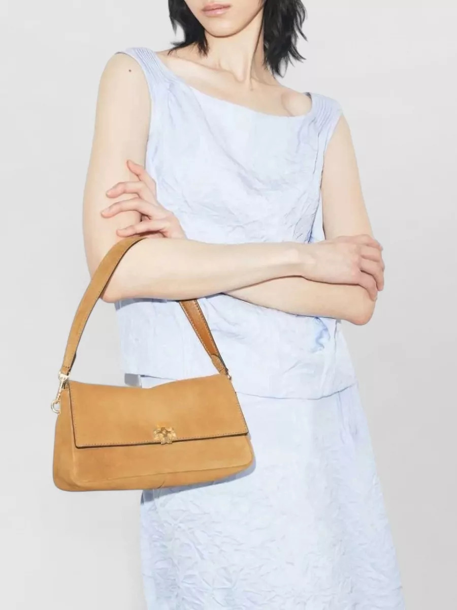Tory Burch Small Suede Shoulder Bag