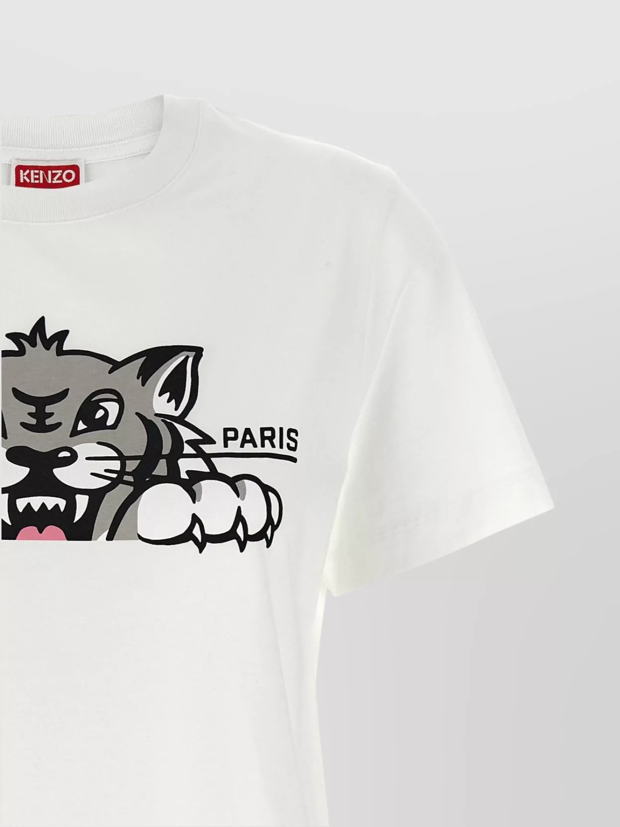 Kenzo Smiling Tiger Crew Neck T-Shirt