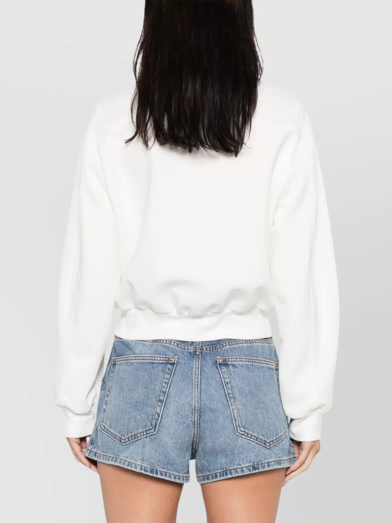 Valentino Garavani Gold V Front Pockets High Collar Jacket