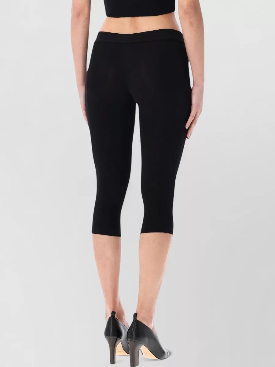 Magda Butrym Mid-Rise Slim-Fit Cropped Trousers