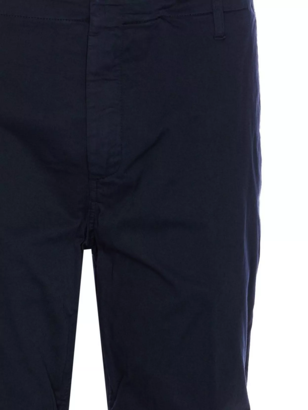Dondup Cotton Straight Leg Trousers With Turn Ups