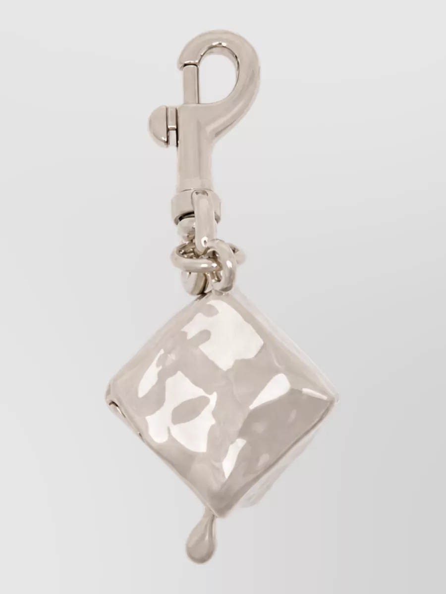 Paco Rabanne metal keychain