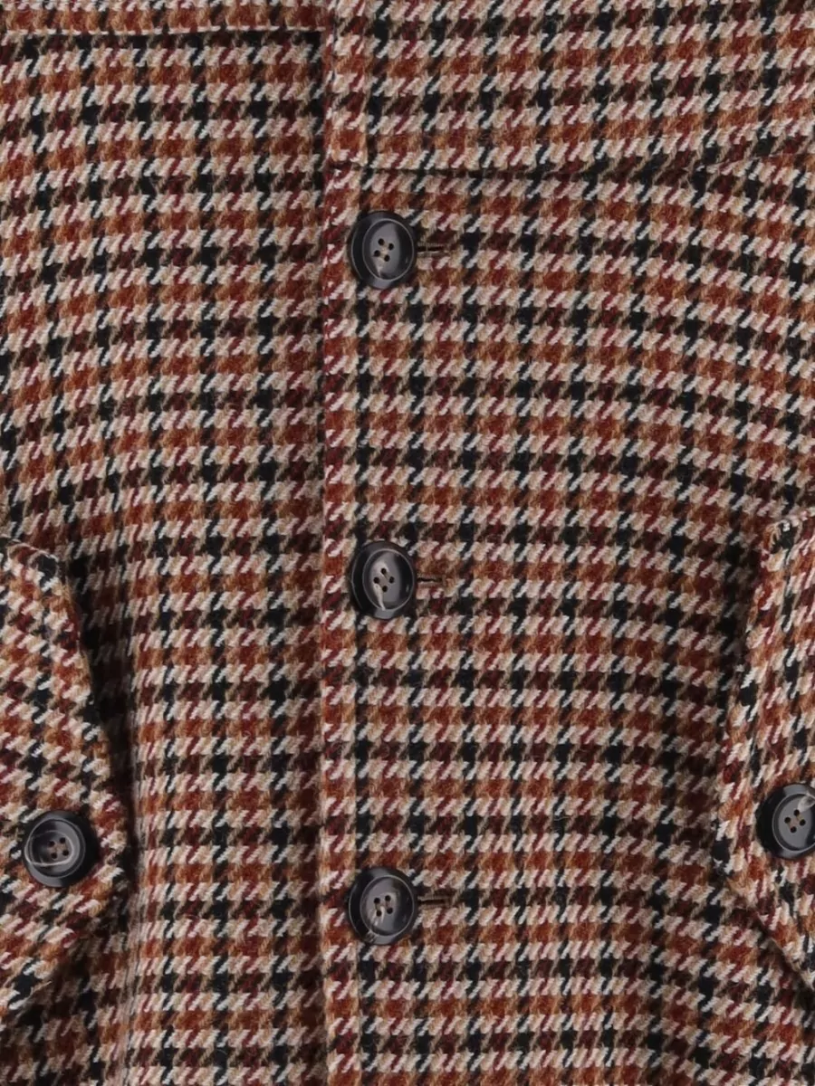 Emporio Armani Houndstooth single-breasted coat