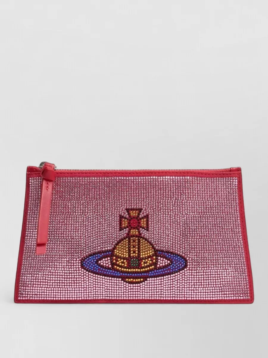 Vivienne Westwood small leather clutch bag
