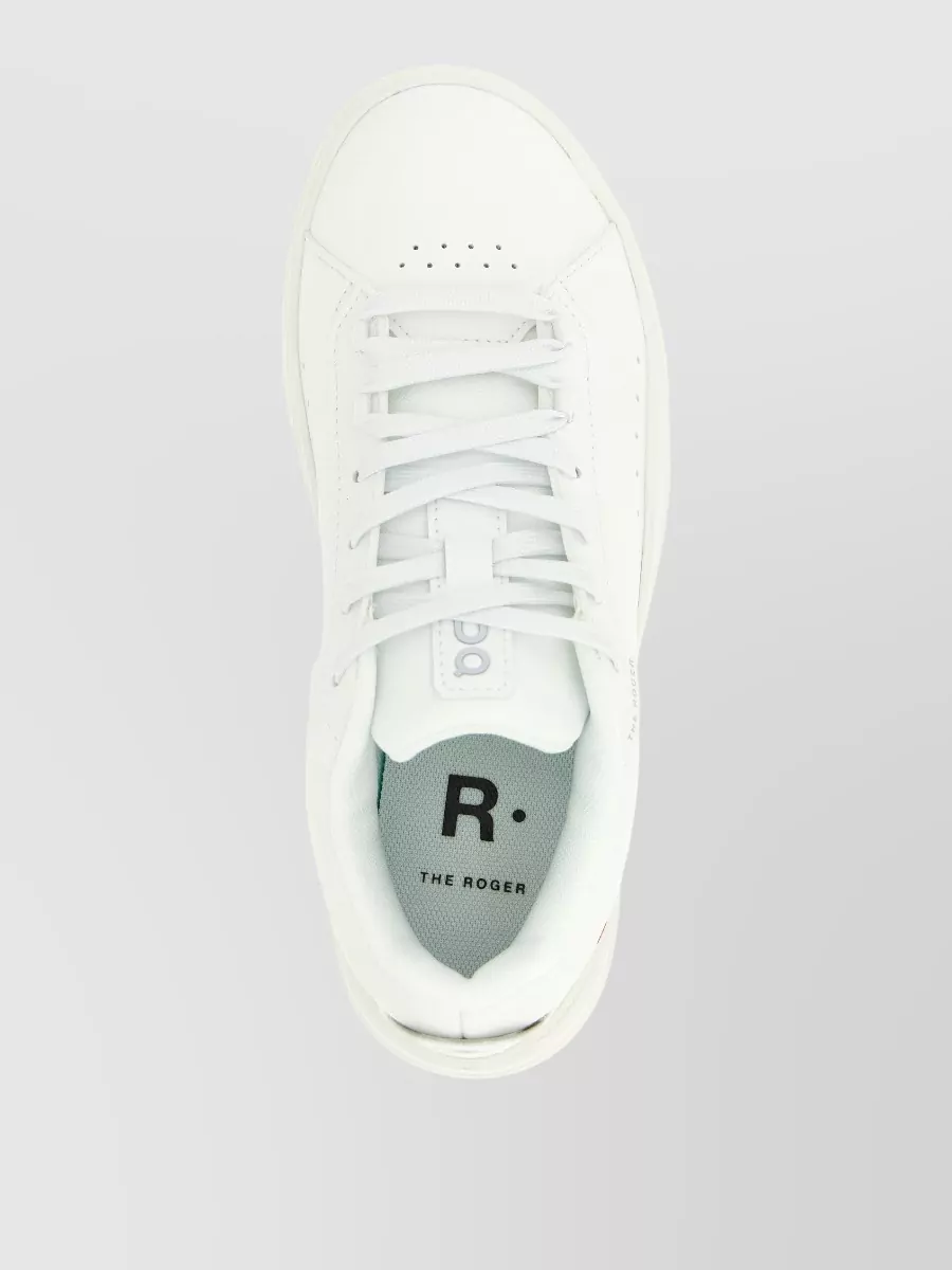 On The Roger Sneakers Perforated Detailing Rubber Sole