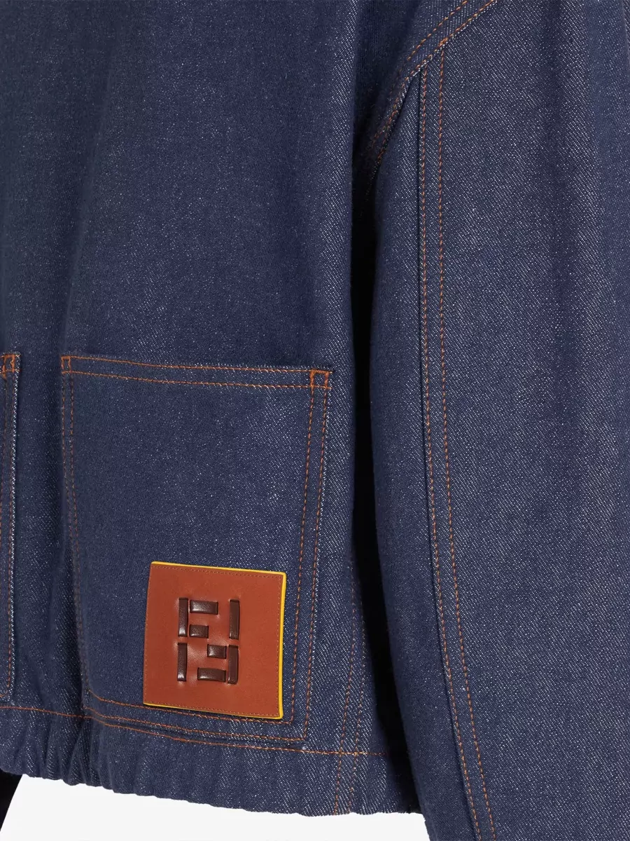 Fendi Denim Cropped Jacket