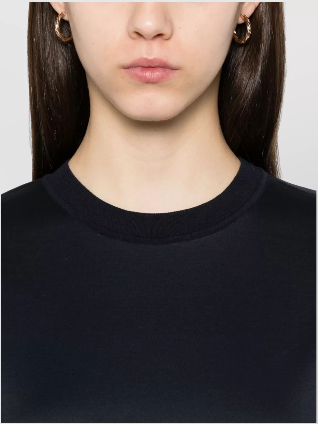 Max Mara Crew Neck Cotton T-Shirt