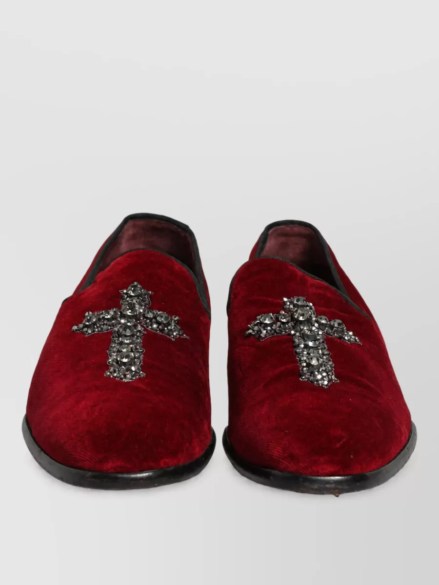 Dolce&Gabbana leather slip-on loafers