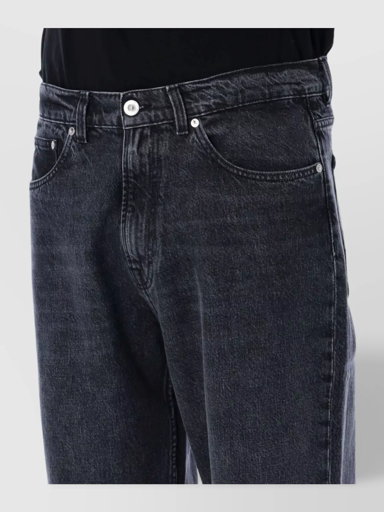 Shop Our Legacy Belt Loops Five-pocket Rivet Trousers