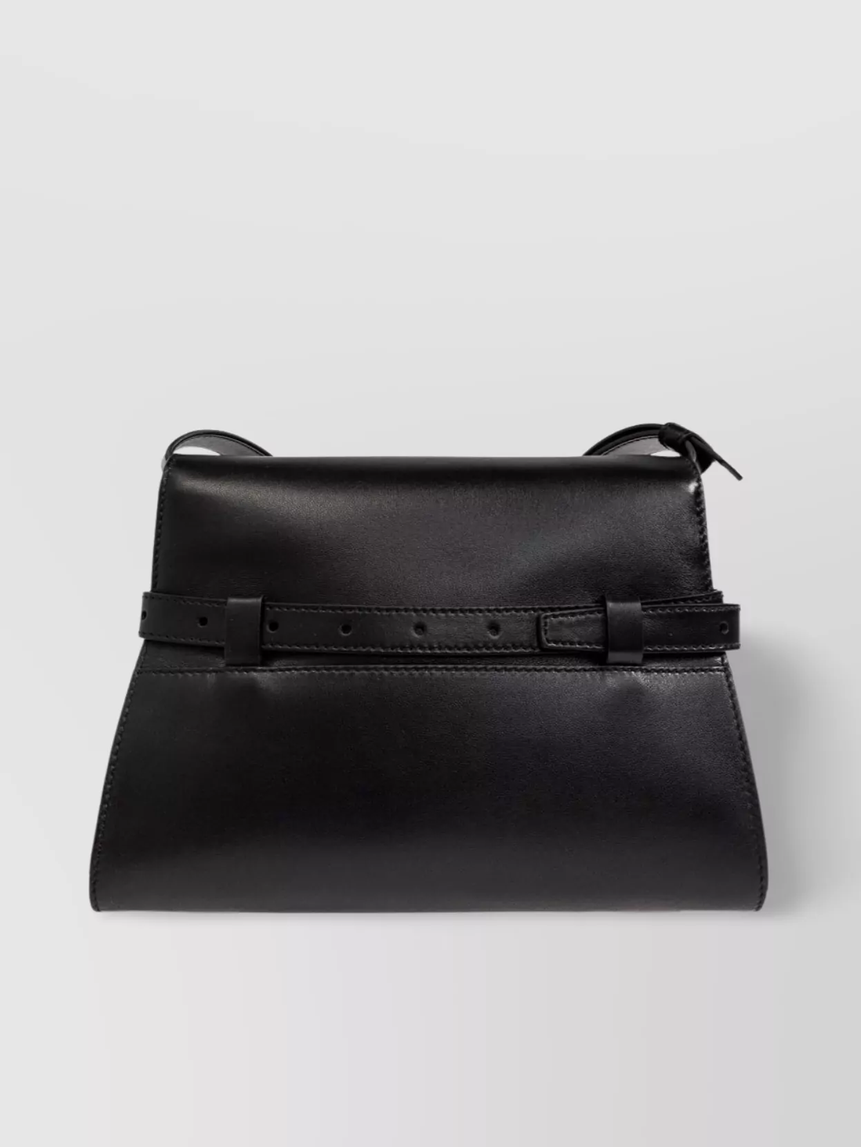 Moschino Leather buckle detail shoulder bag | The Fashion Square