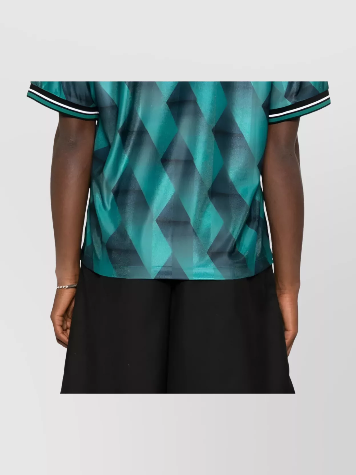 Barrow Ribbed Collar Graphic Polo T-Shirt