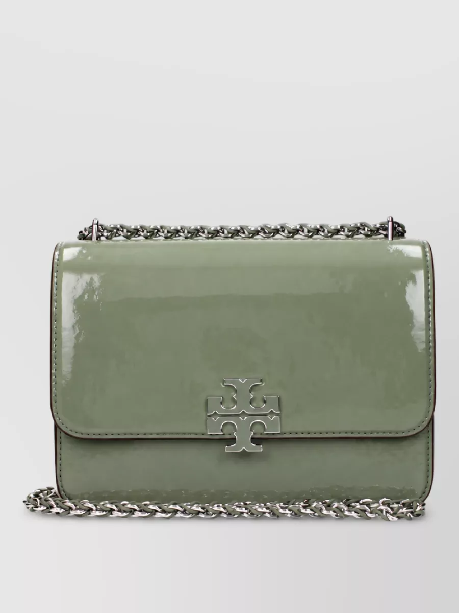 Tory Burch britten patent leather clutch bag