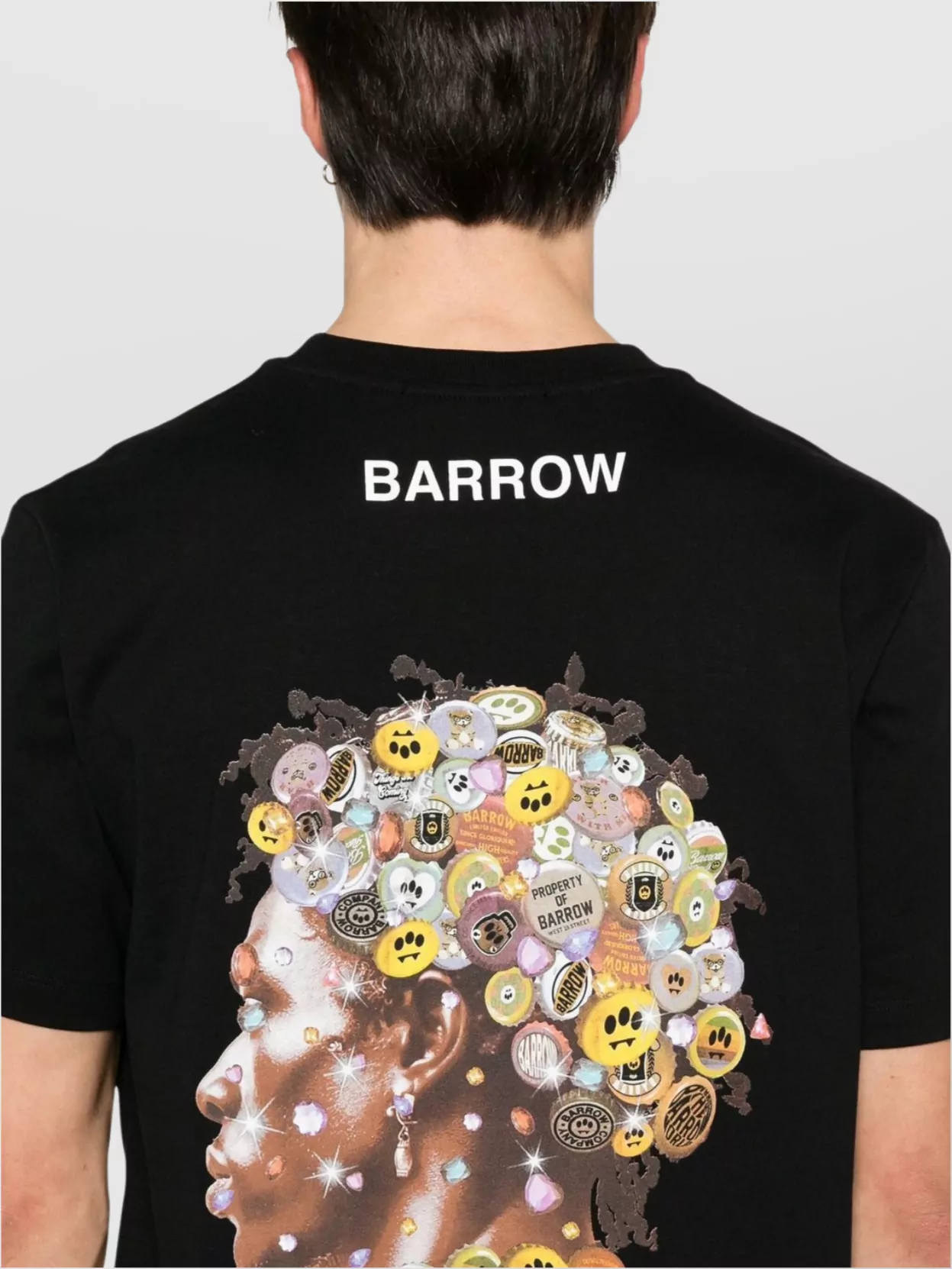 Barrow Crew Neck Graphic Print T-Shirt