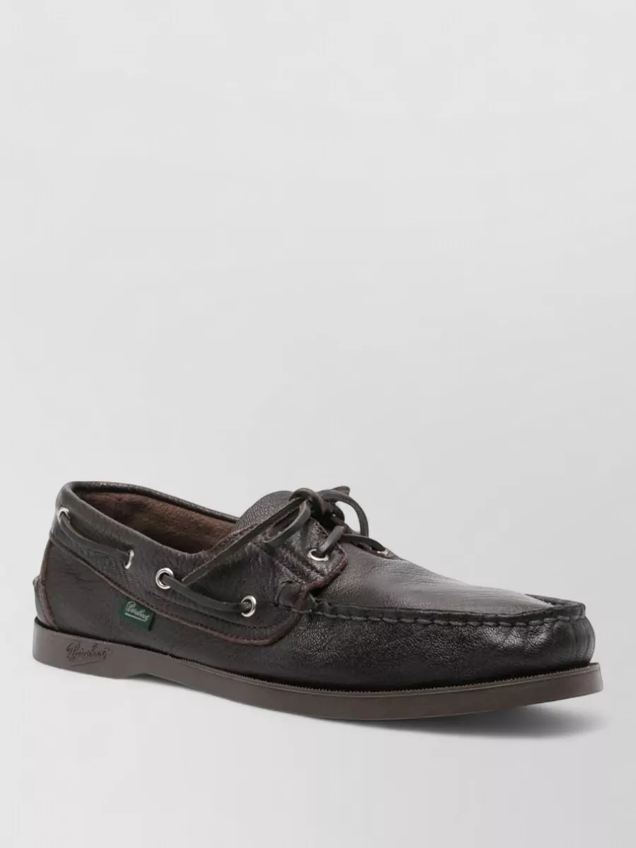 Paraboot Leather Boat Shoes