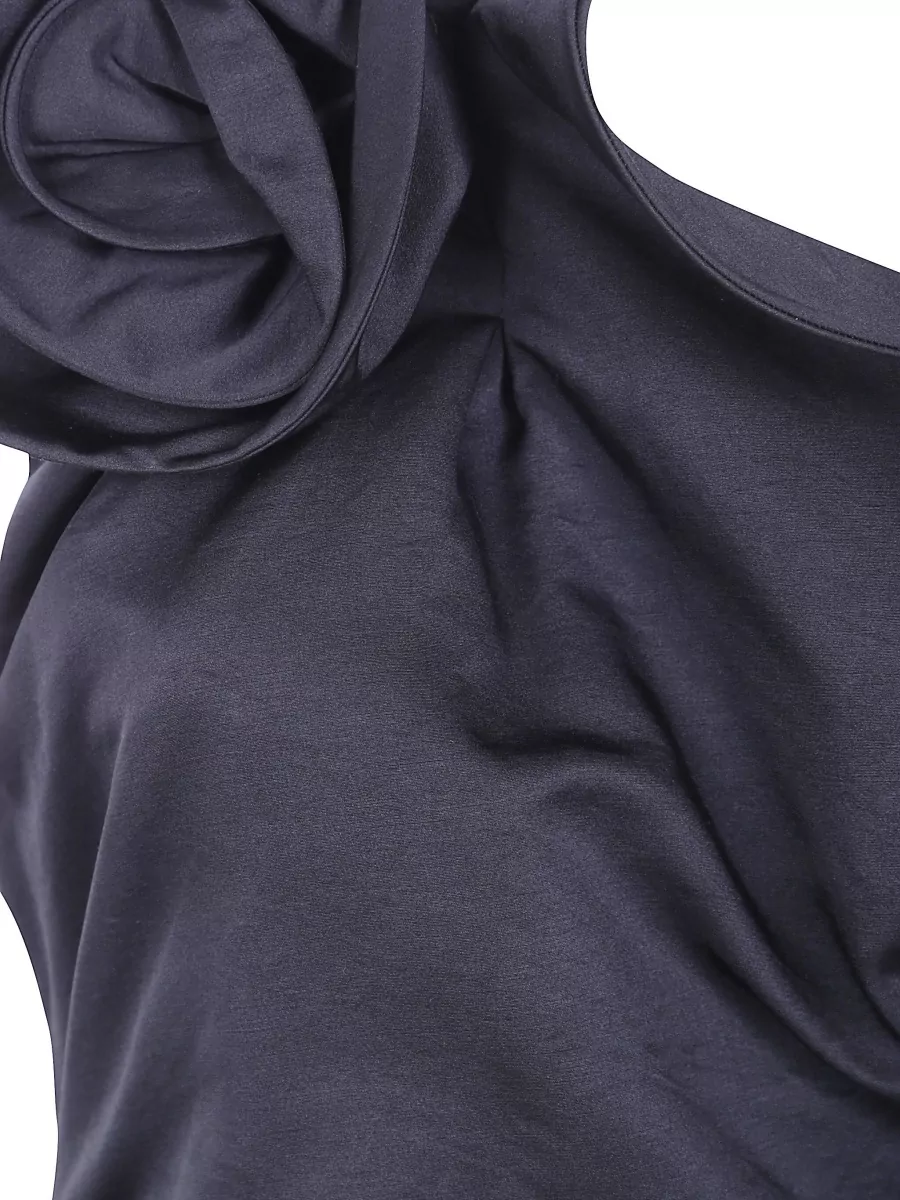 Magda Butrym Silk-Blend Midi Dress