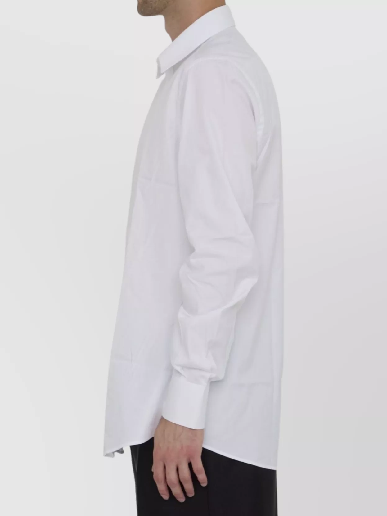 Dolce&Gabbana Tuxedo Fit Gold Shirt