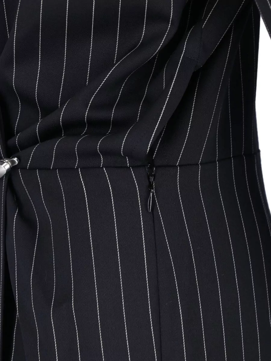 Dondup Virgin Wool Knee-Length Evening Jacket