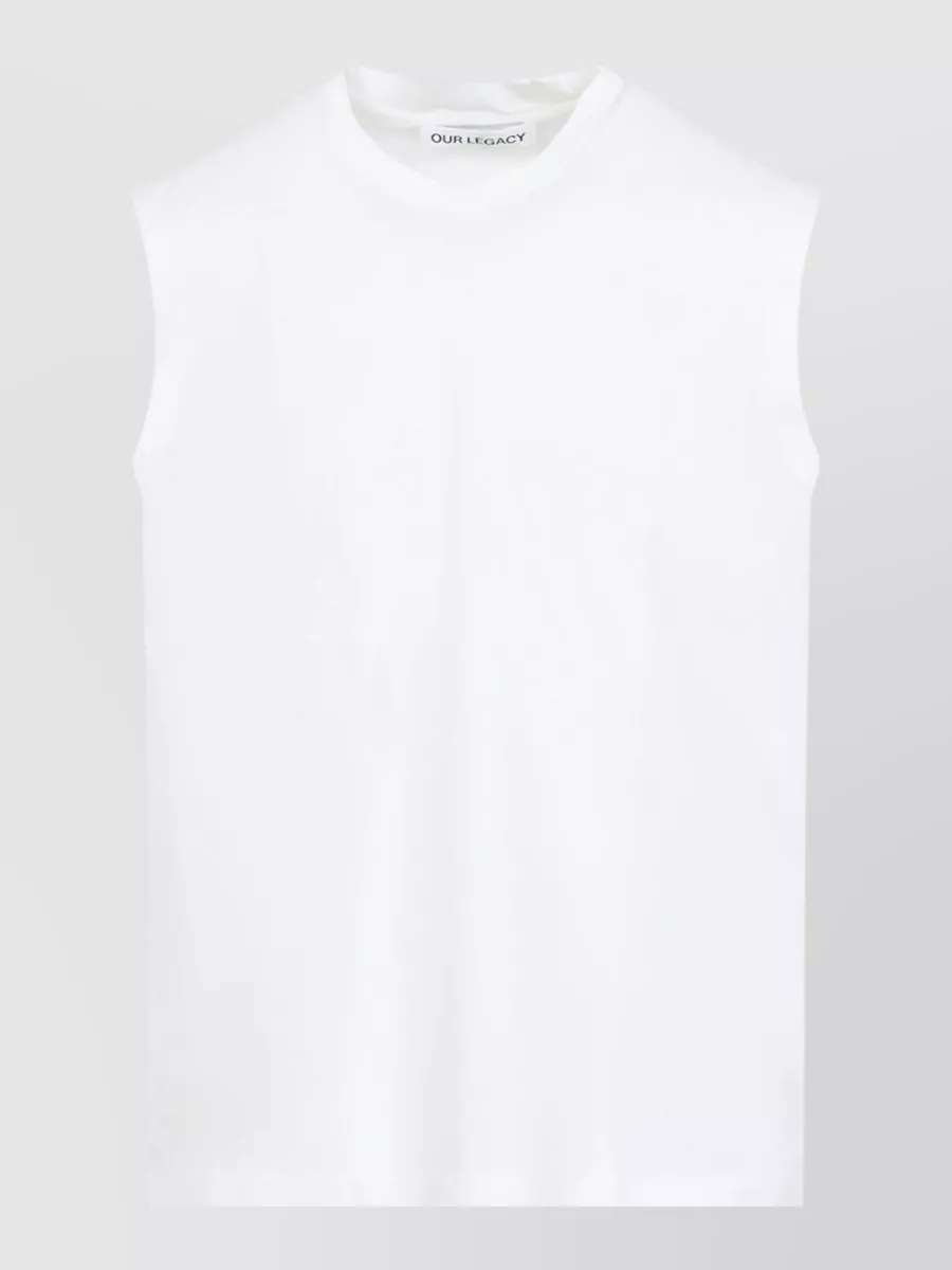 Our Legacy Cotton sleeveless tank top
