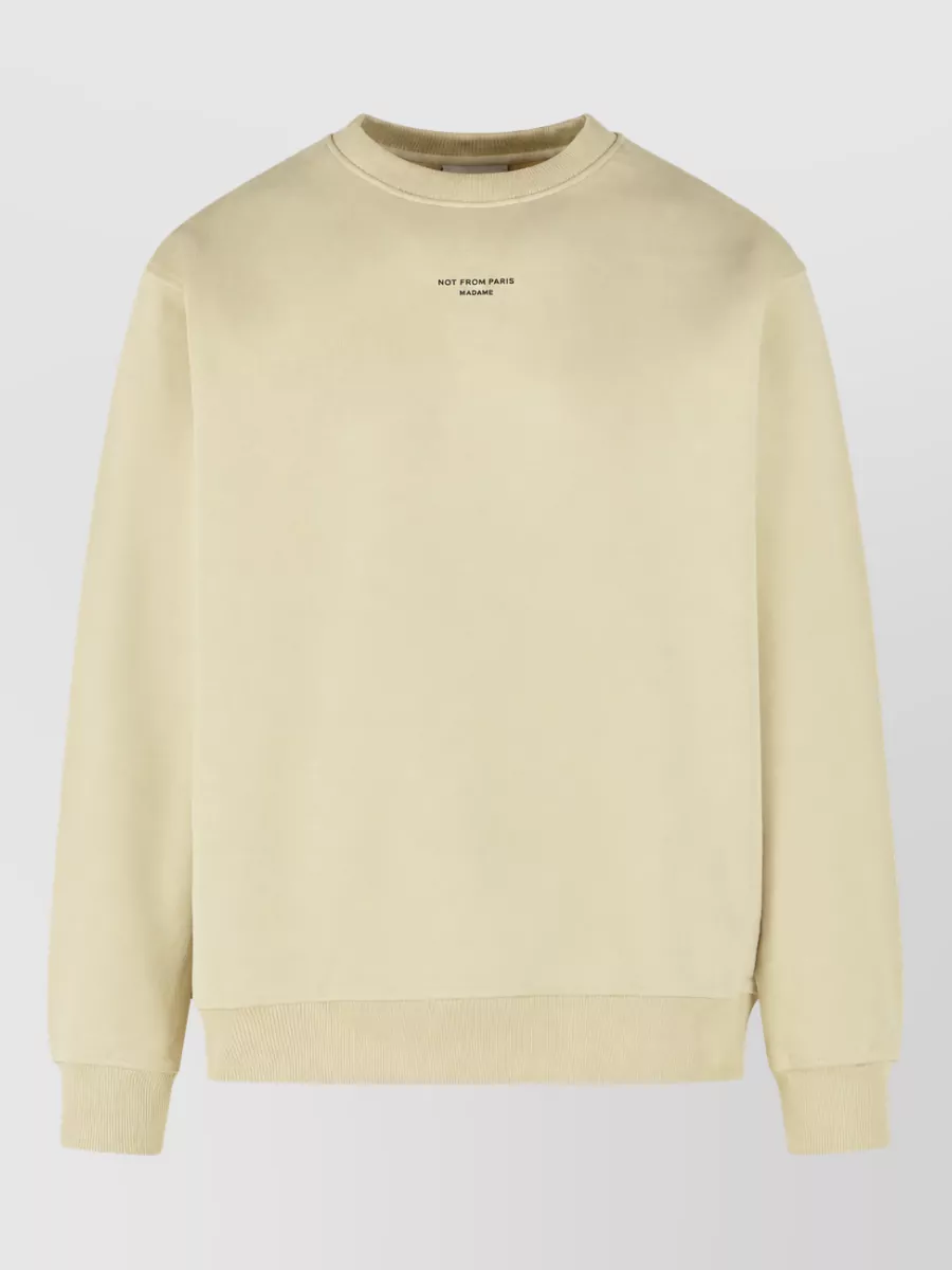 Drôle De Monsieur cotton hoodie