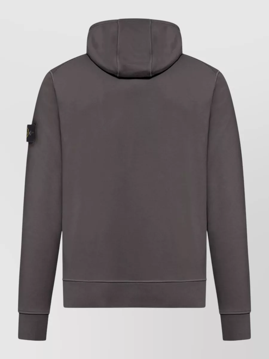 Stone Island Hooded Sweatshirt Pouch Pocket Drawstring