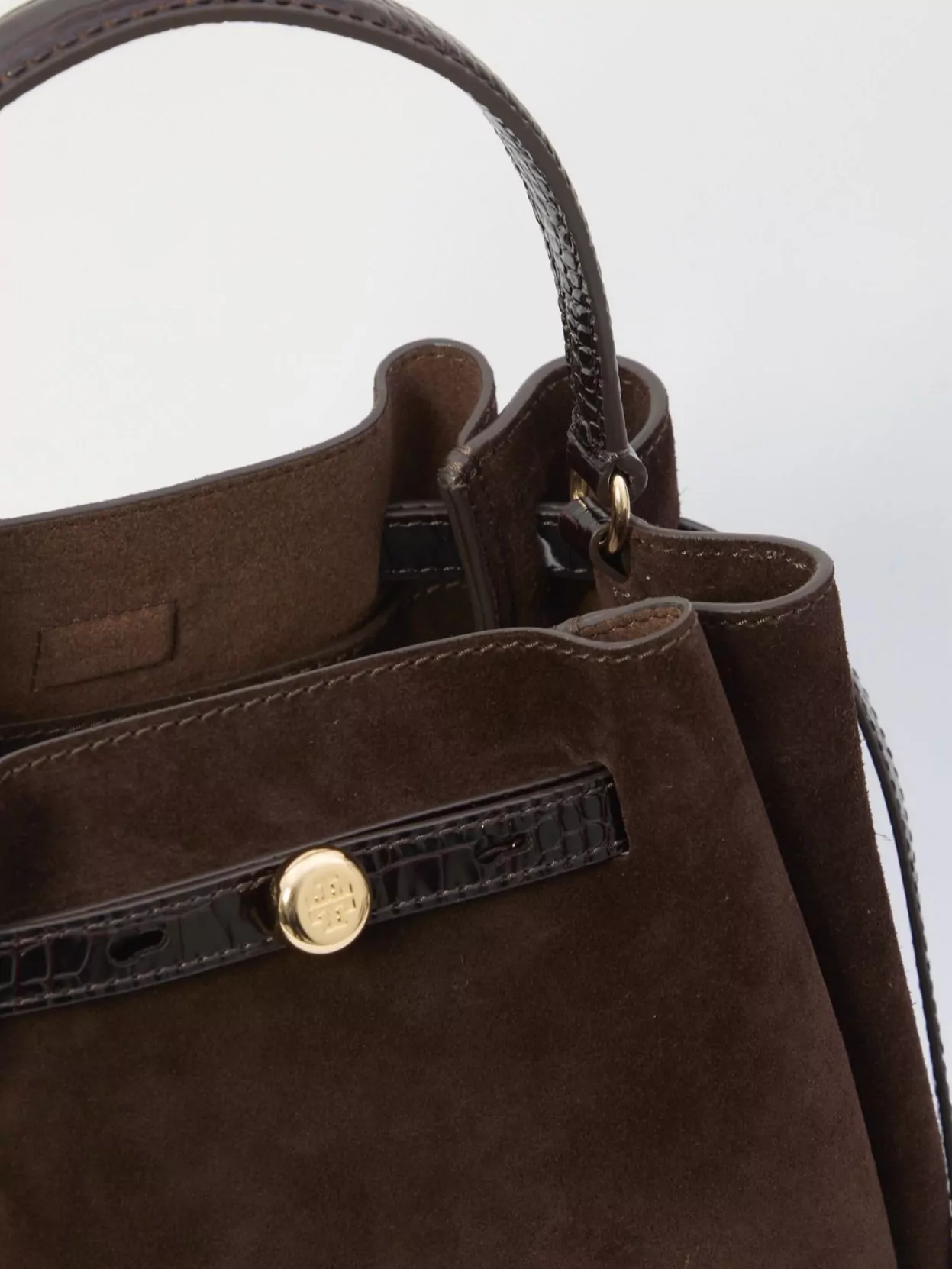 Tory Burch Romy Bucket Bag In Suede
