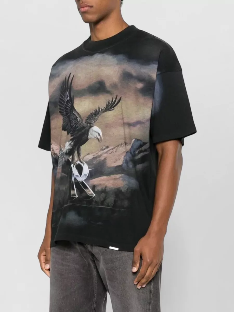 Represent Eagle Graphic Crew Neck T-Shirt