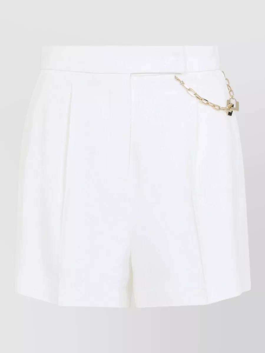Elisabetta Franchi Relaxed-fit wide-leg tailored shorts