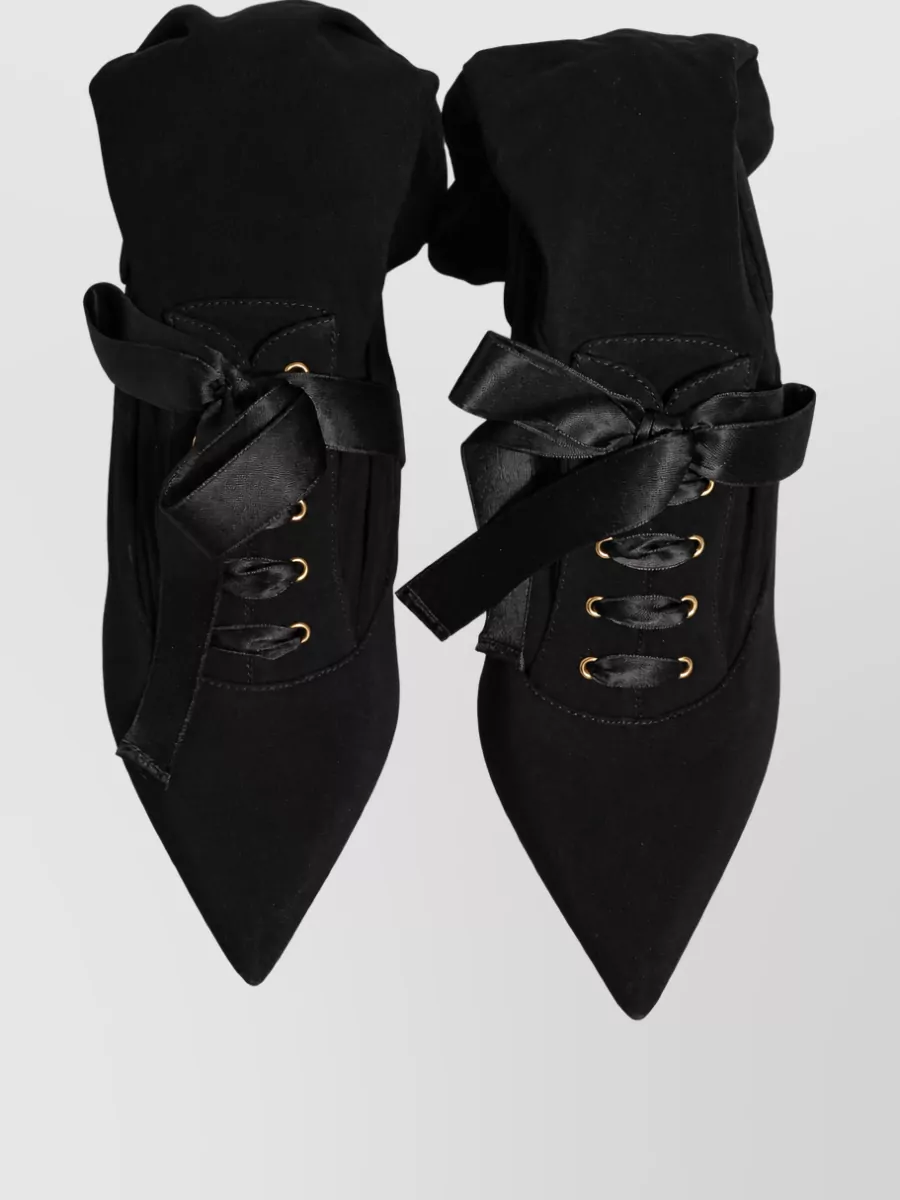 Dolce&Gabbana Mid Calf Stiletto Boots