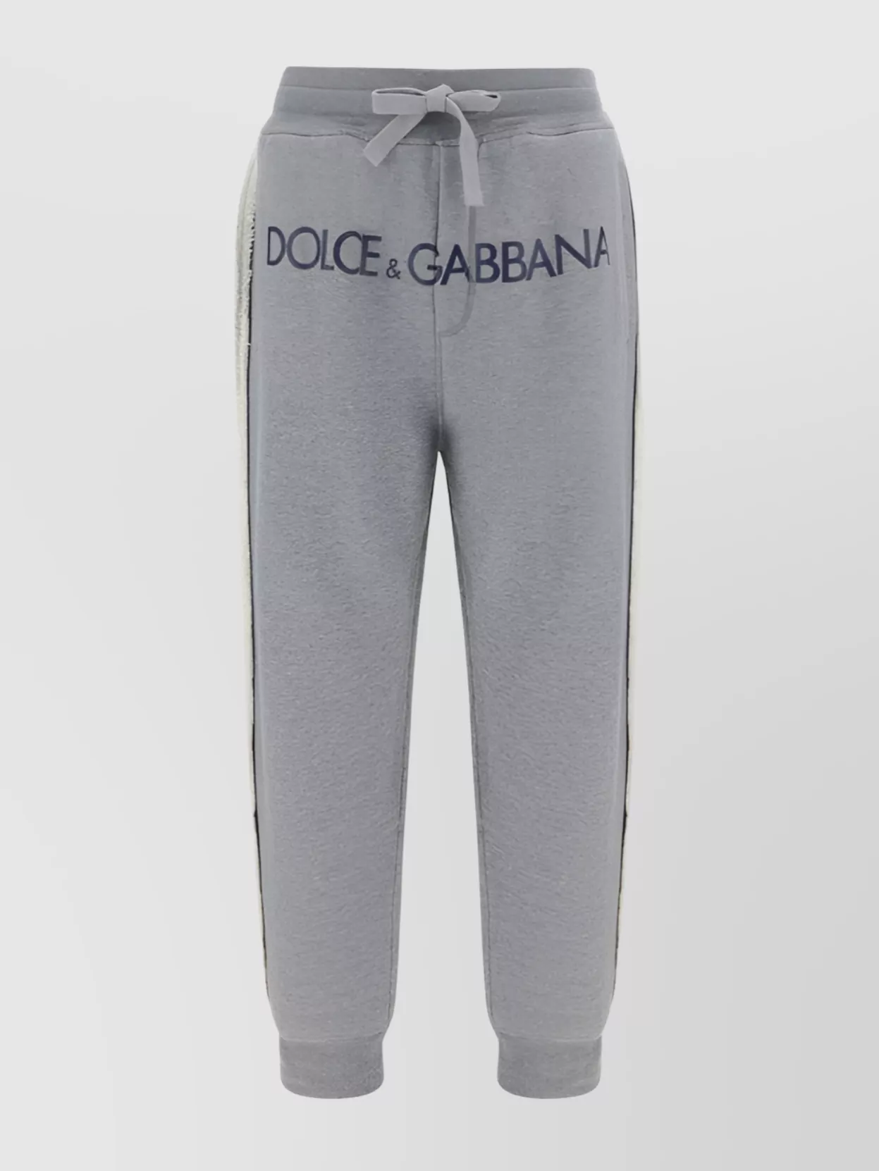Shop Dolce & Gabbana Cotton Jogger Sweatpants Side Stripe