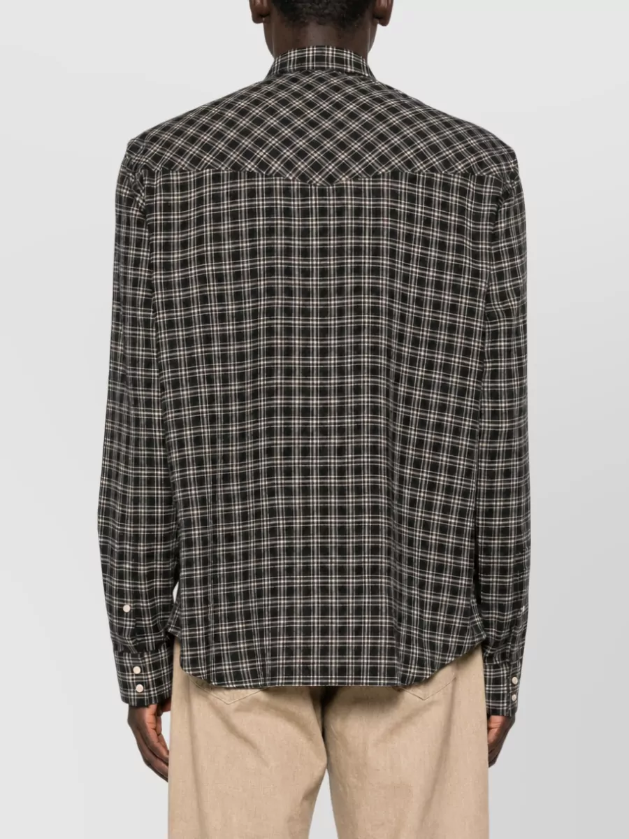 Emporio Armani Checked Flannel Shirt