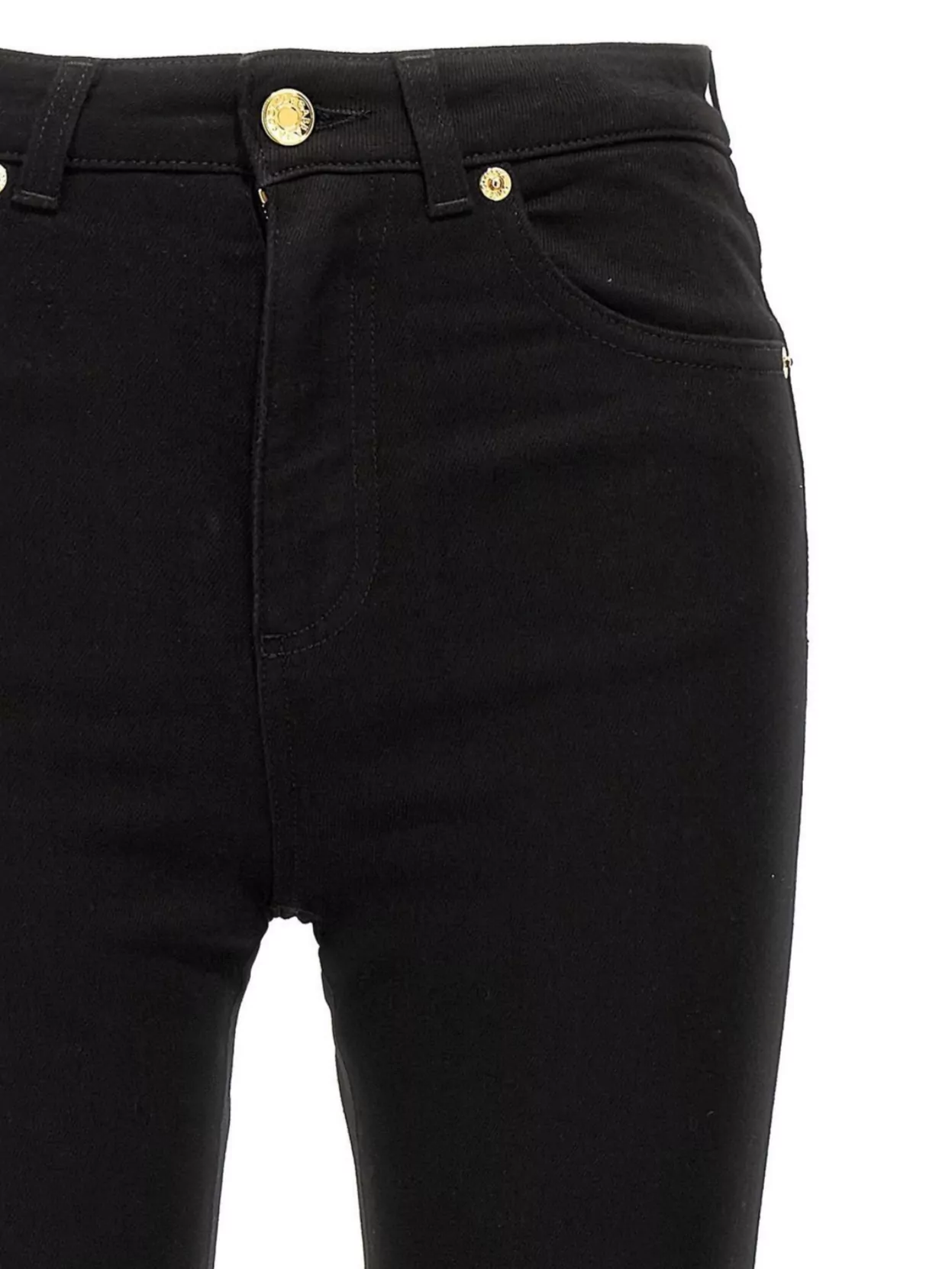Dolce&Gabbana Straight-Leg Denim Trousers With Gold Hardware