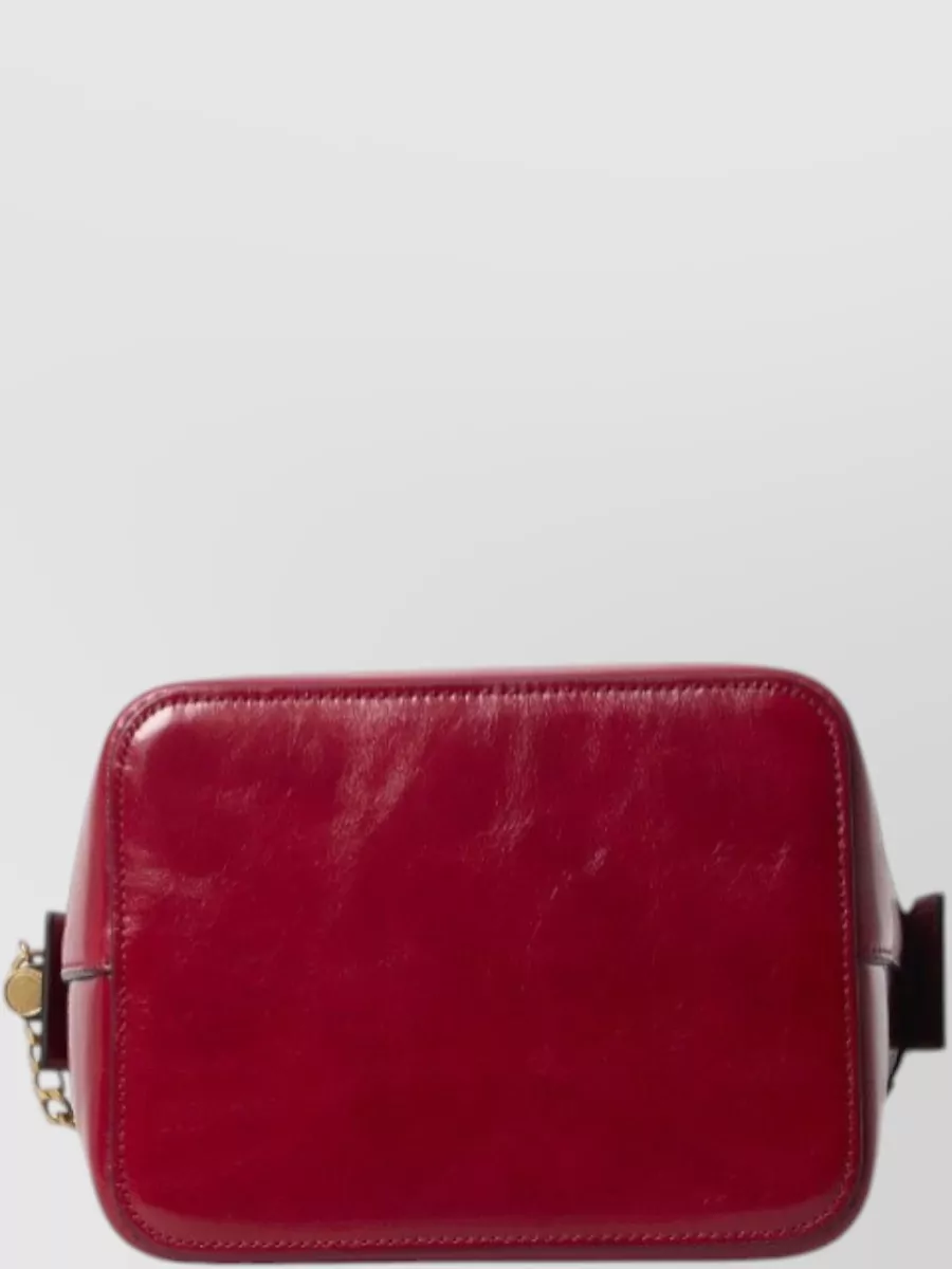 Versace La Medusa Leather Bucket Bag