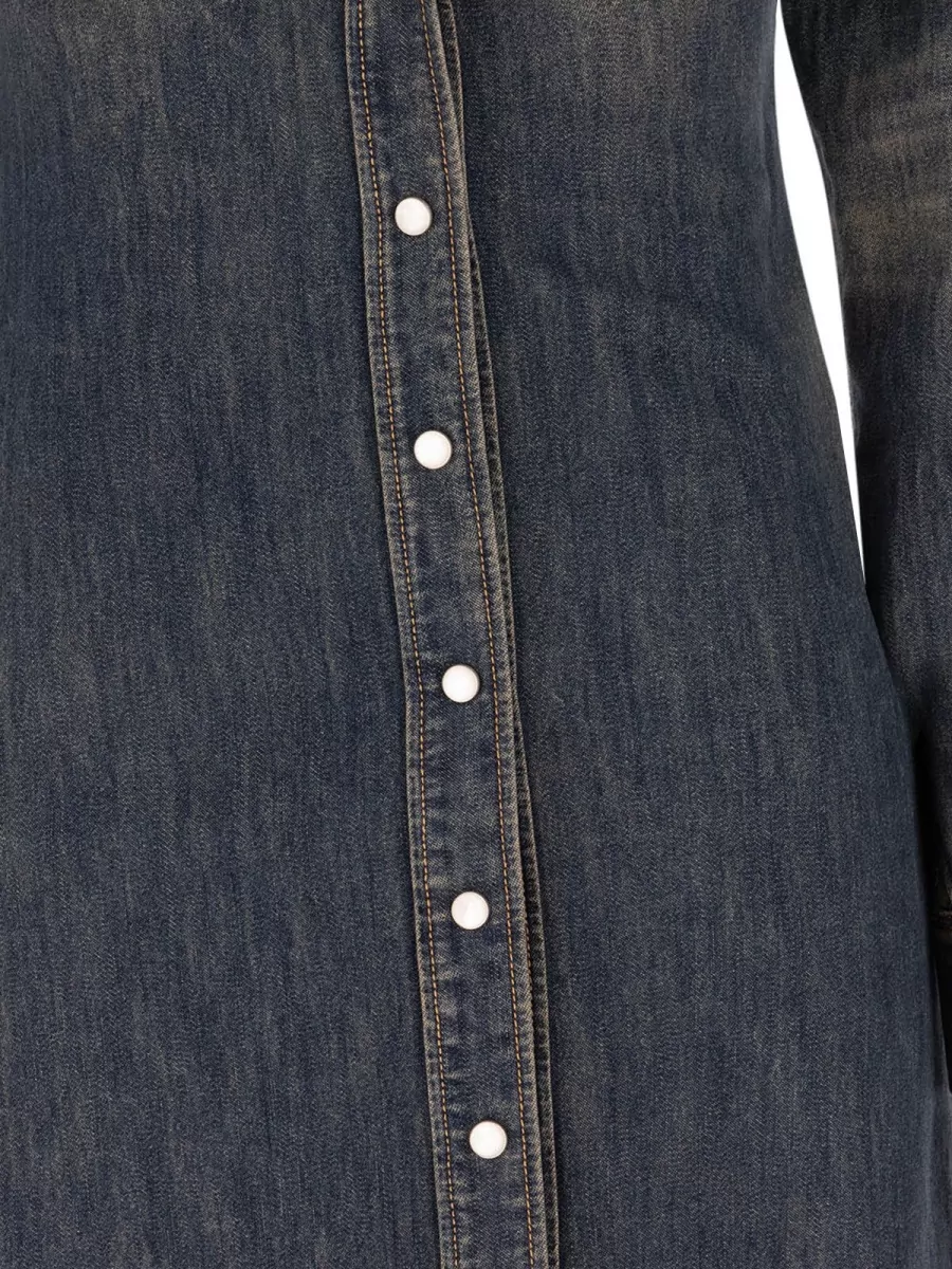 Fendi Denim Long Dress