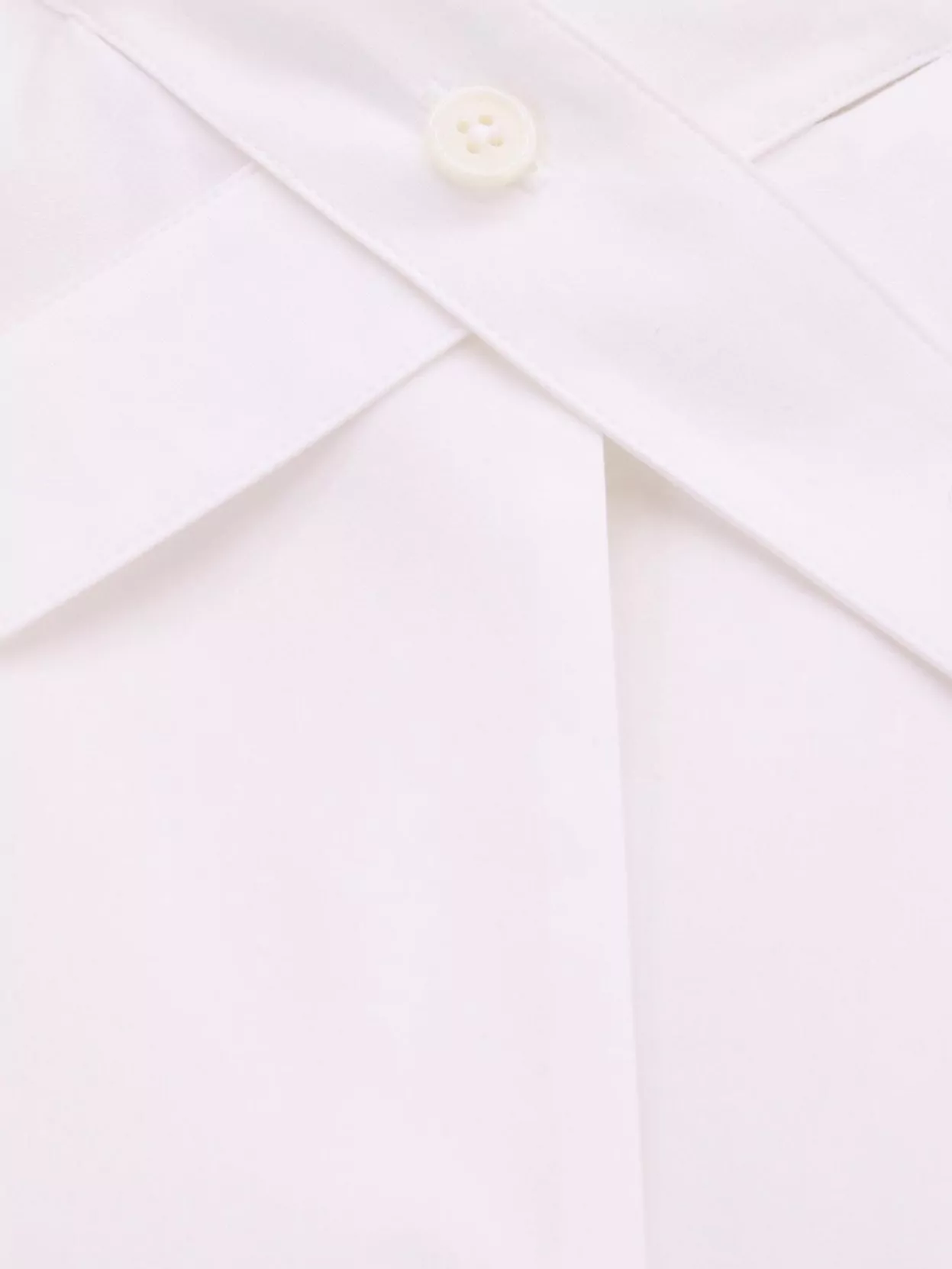 Off-White Cotton Shirt Straps Metal Buckle
