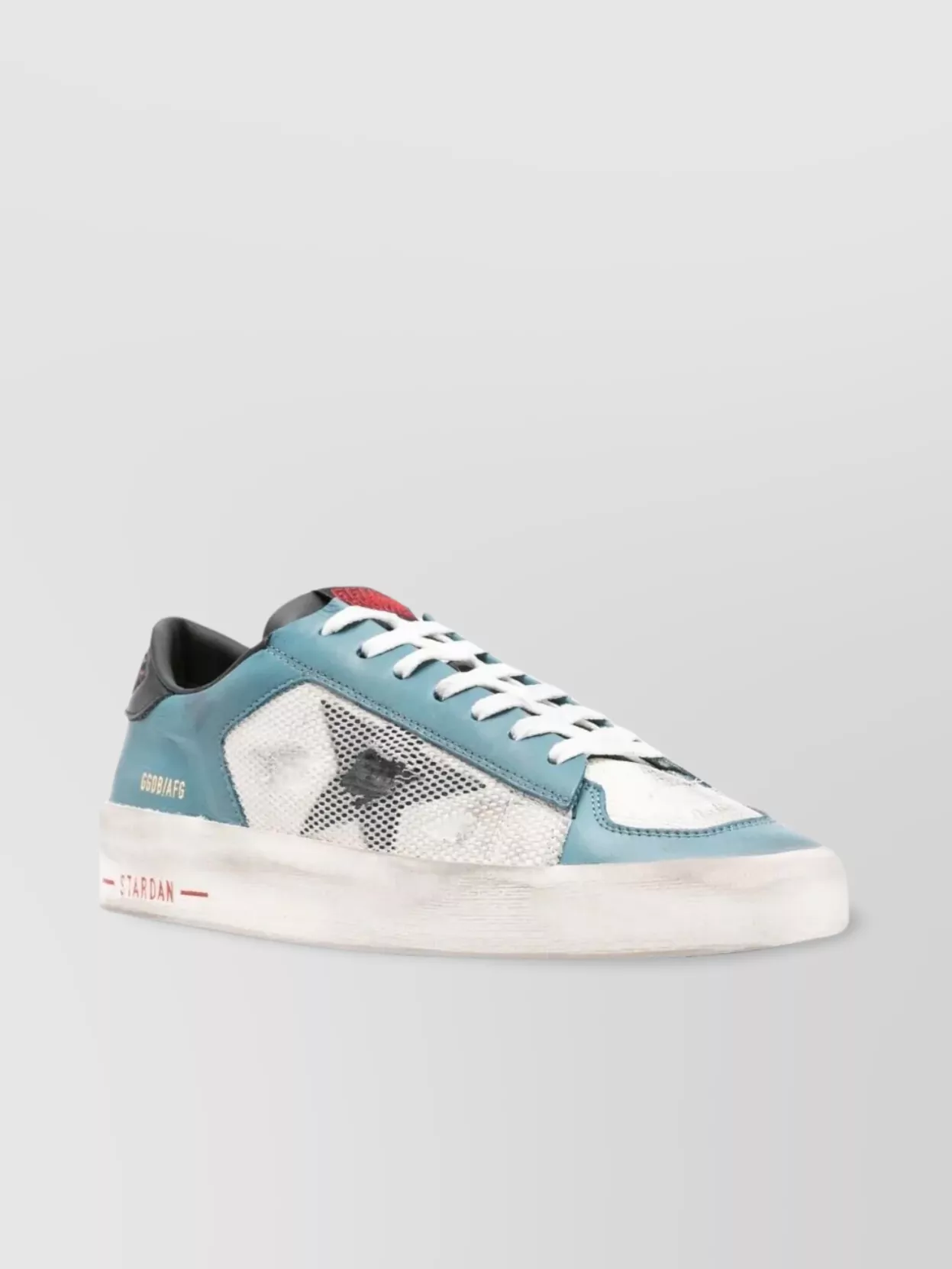 Golden Goose Deluxe Brand Men Stardan Under Net Star Low-top Leather Sneakers In Multi