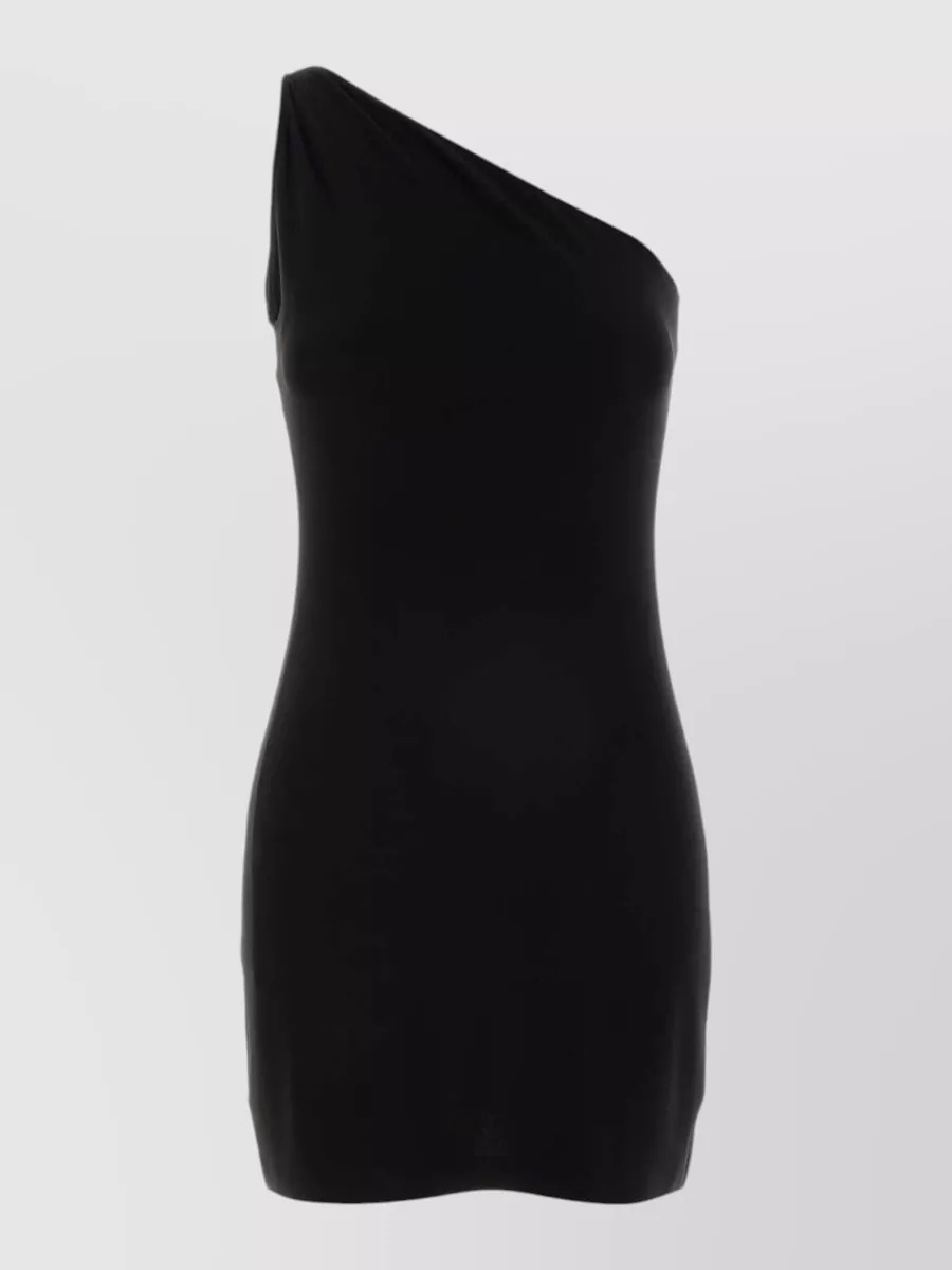 Norma Kamali One-Shoulder Mini Dress
