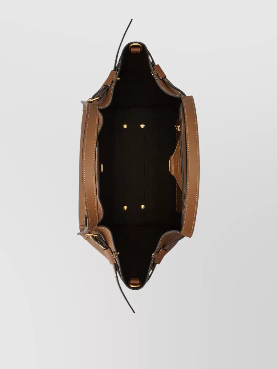 Tod's T Timeless Small Leather Tote Bag