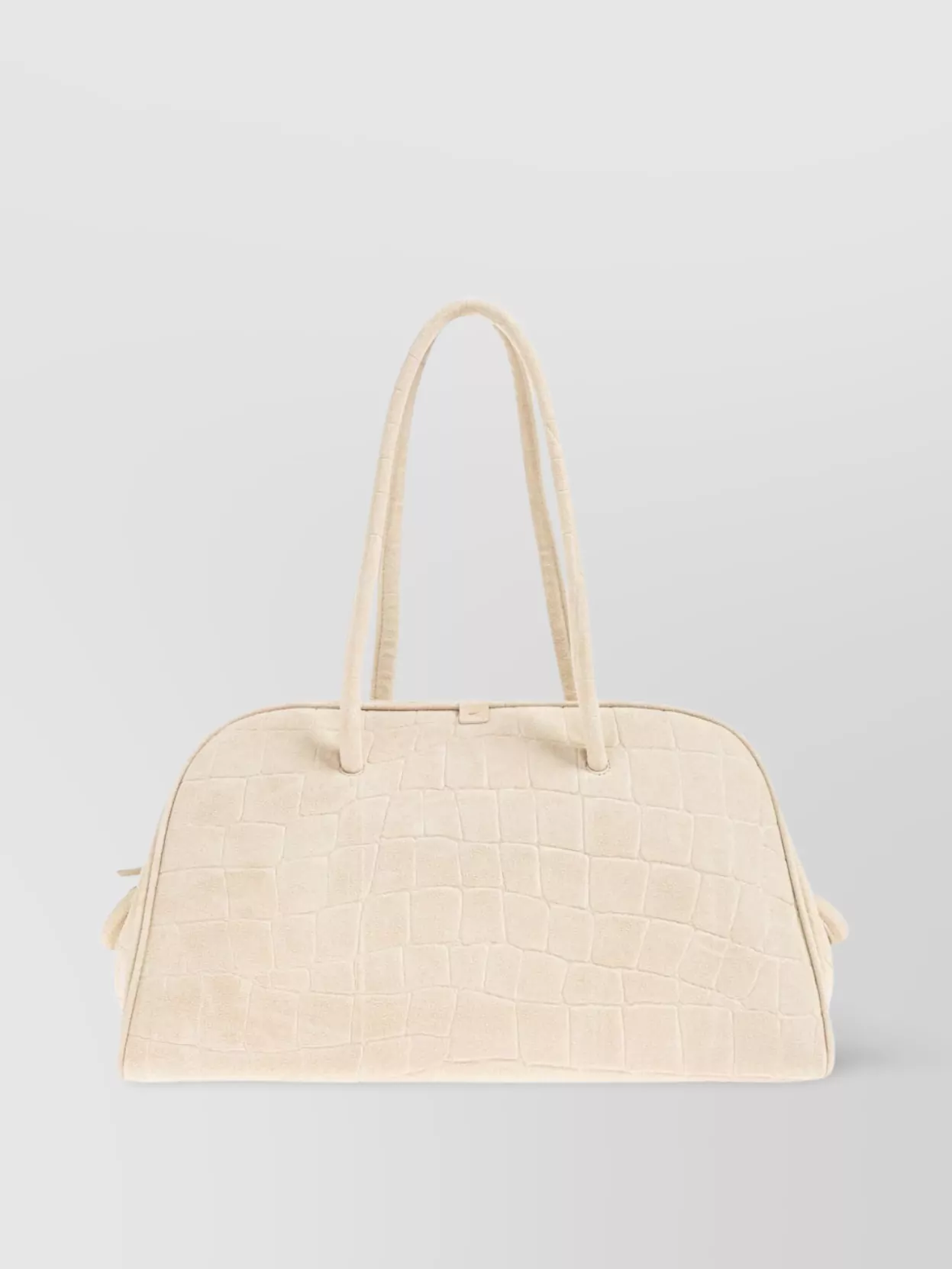 Jacquemus Crocodile Effect Curved Silhouette Tote Bag