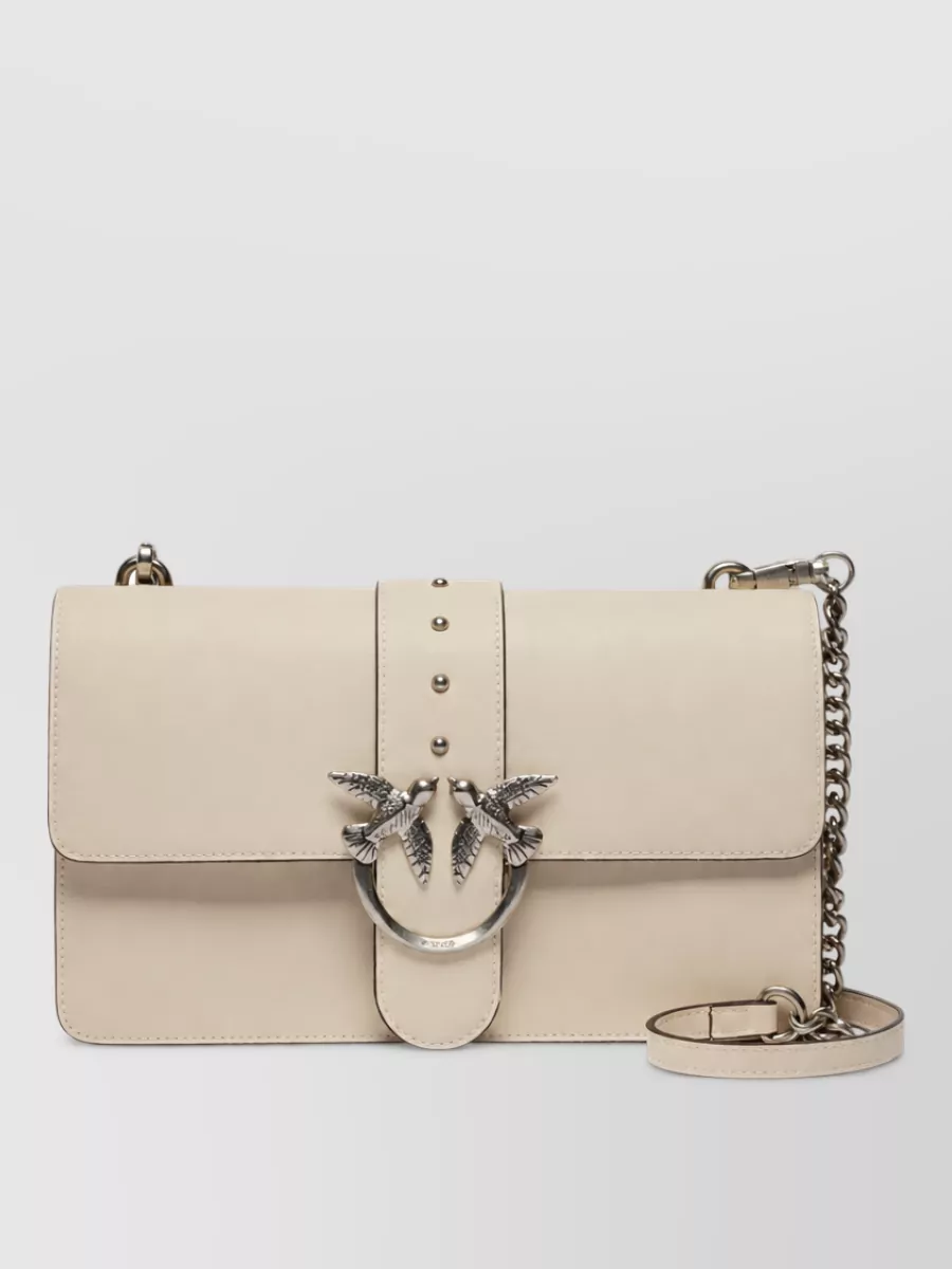Pinko love bag leather clutch bag