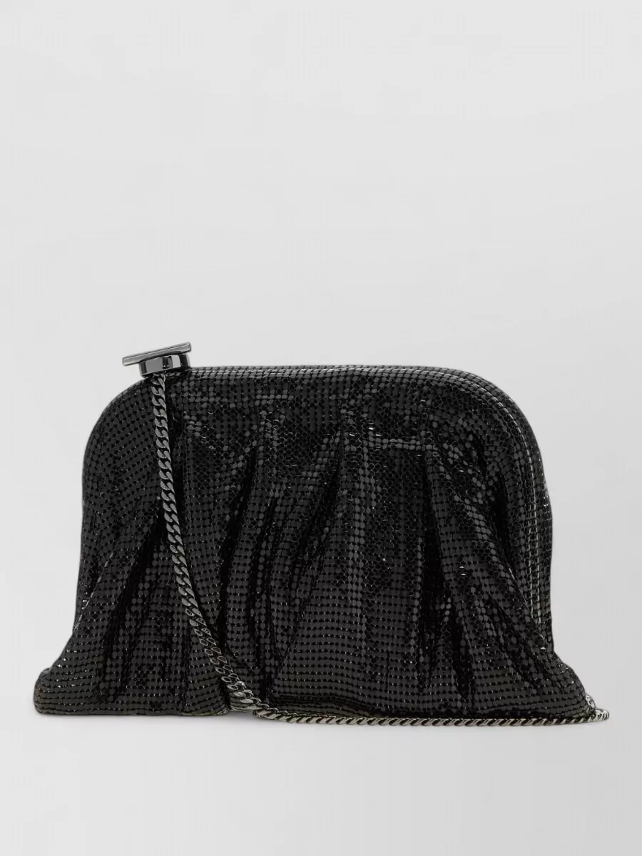 Benedetta Bruzziches embellished fabric clutch bag
