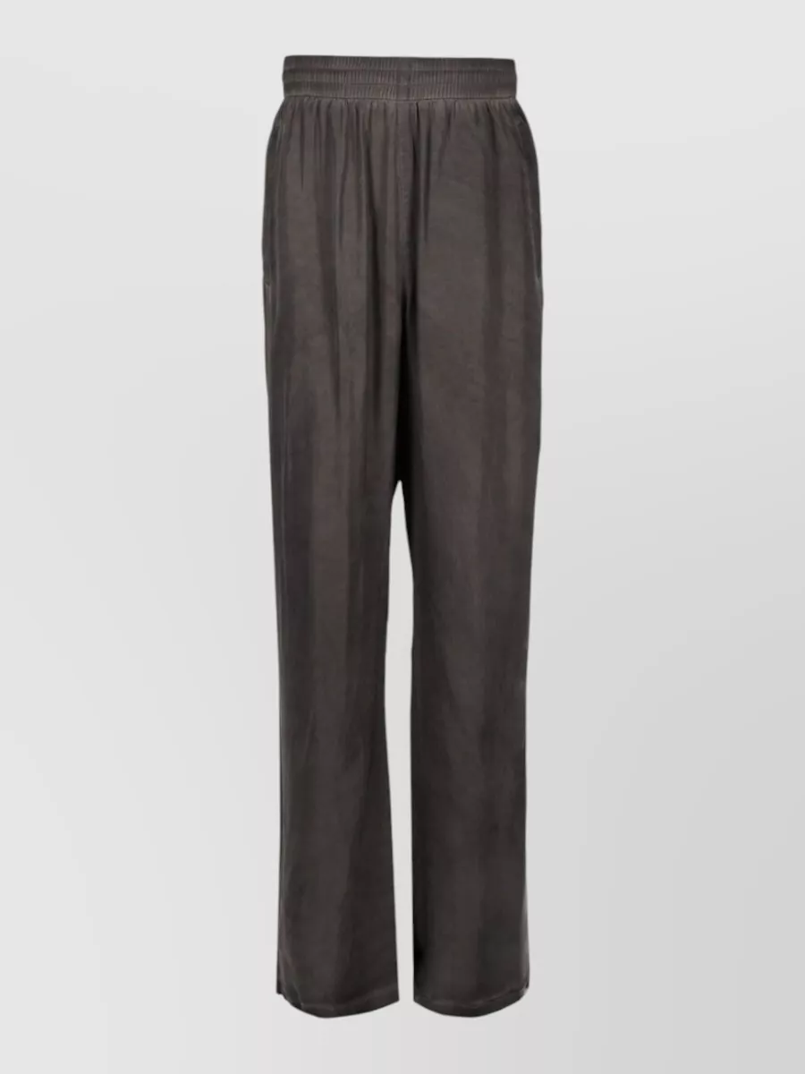 Diesel viscose wide-leg trousers