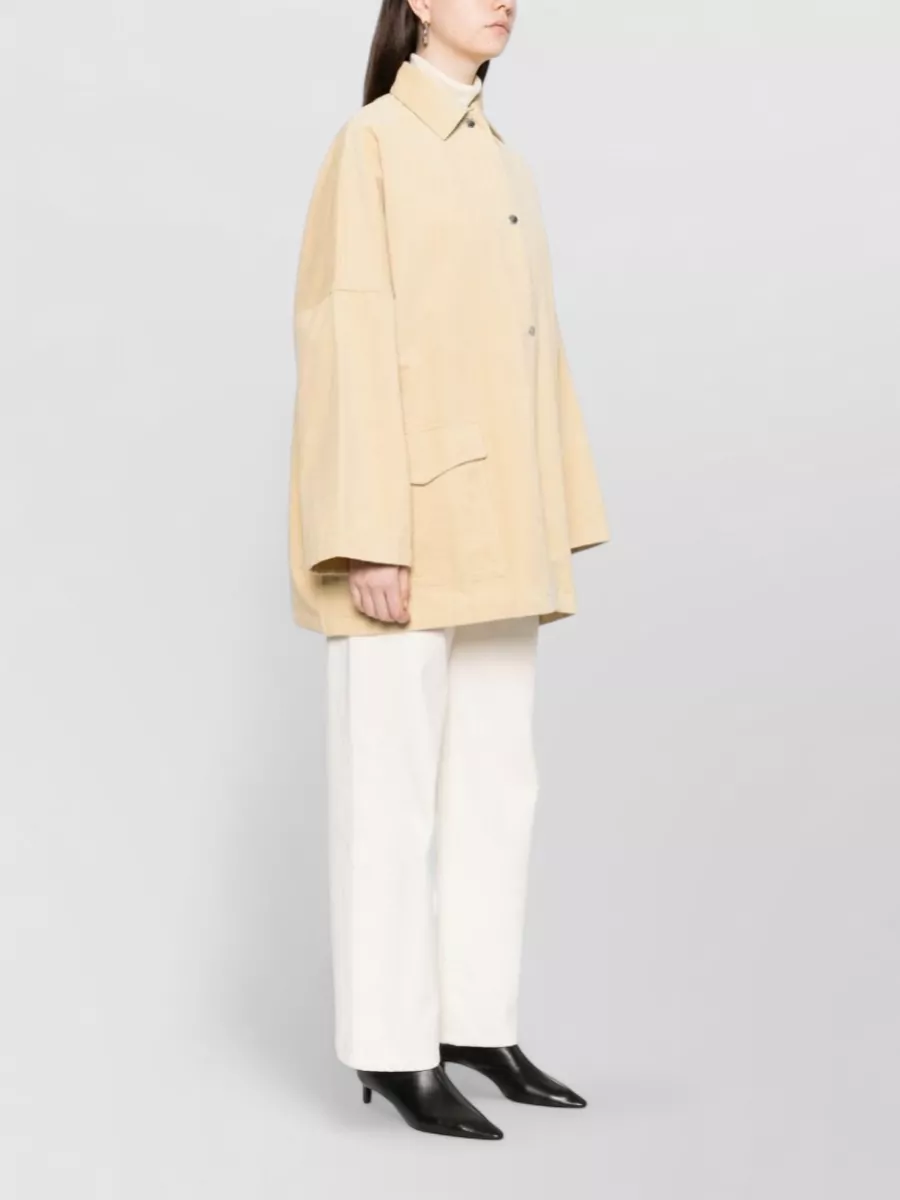 Totême Corduroy Overshirt Jacket Flap Pockets