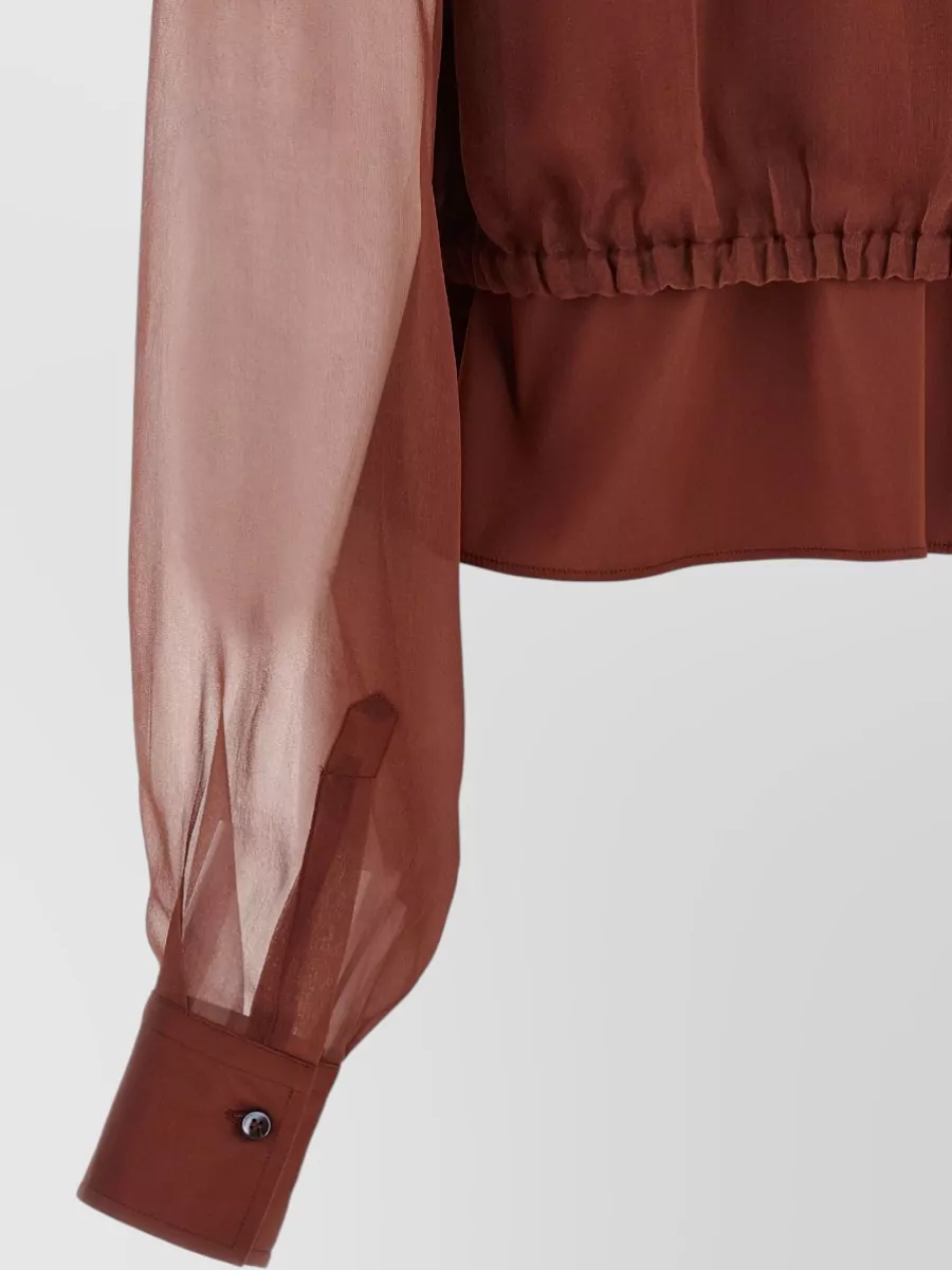 Brunello Cucinelli Silk Sleeve Shirt