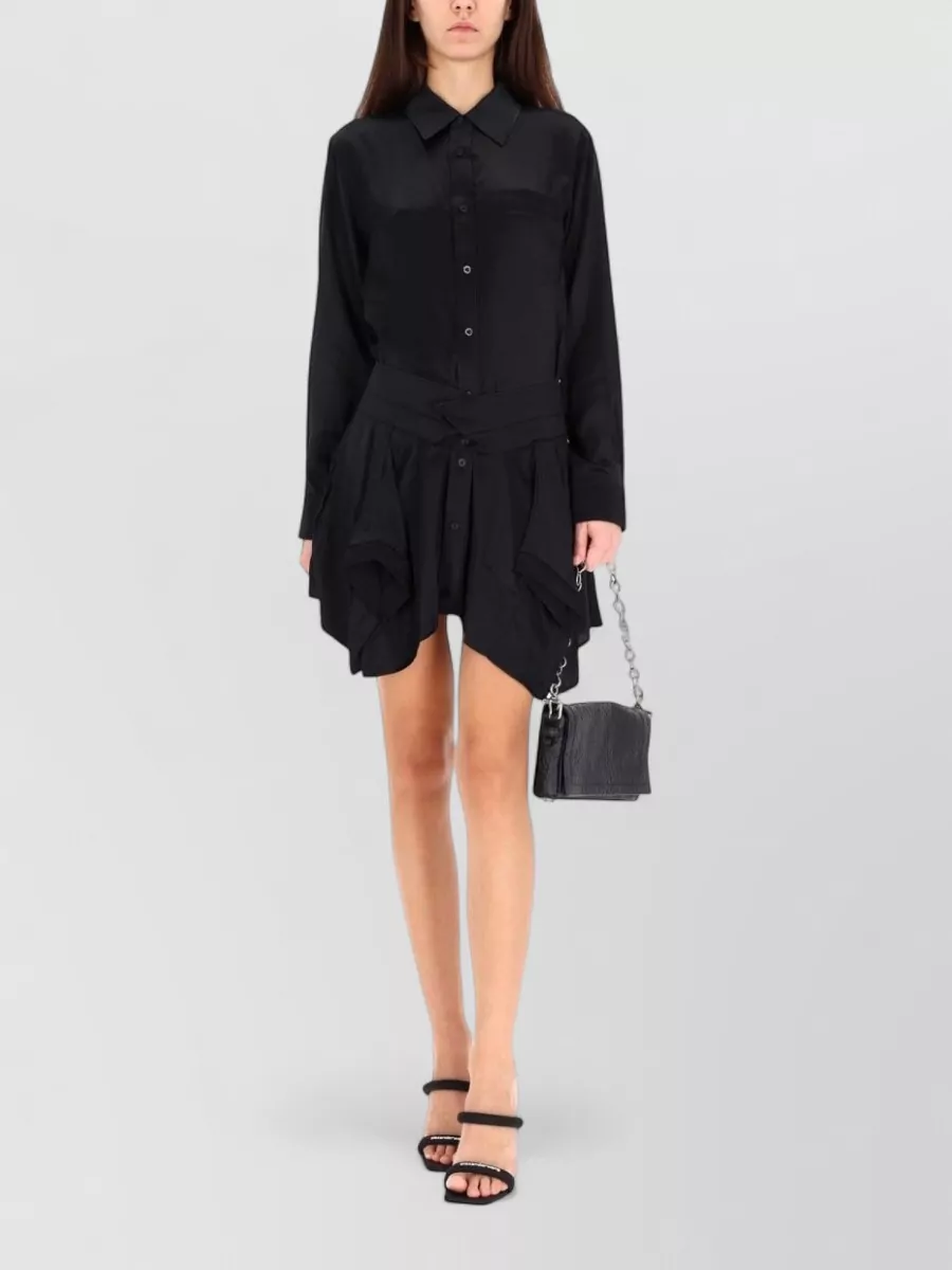 Alexander Wang Silk mini shirt dress