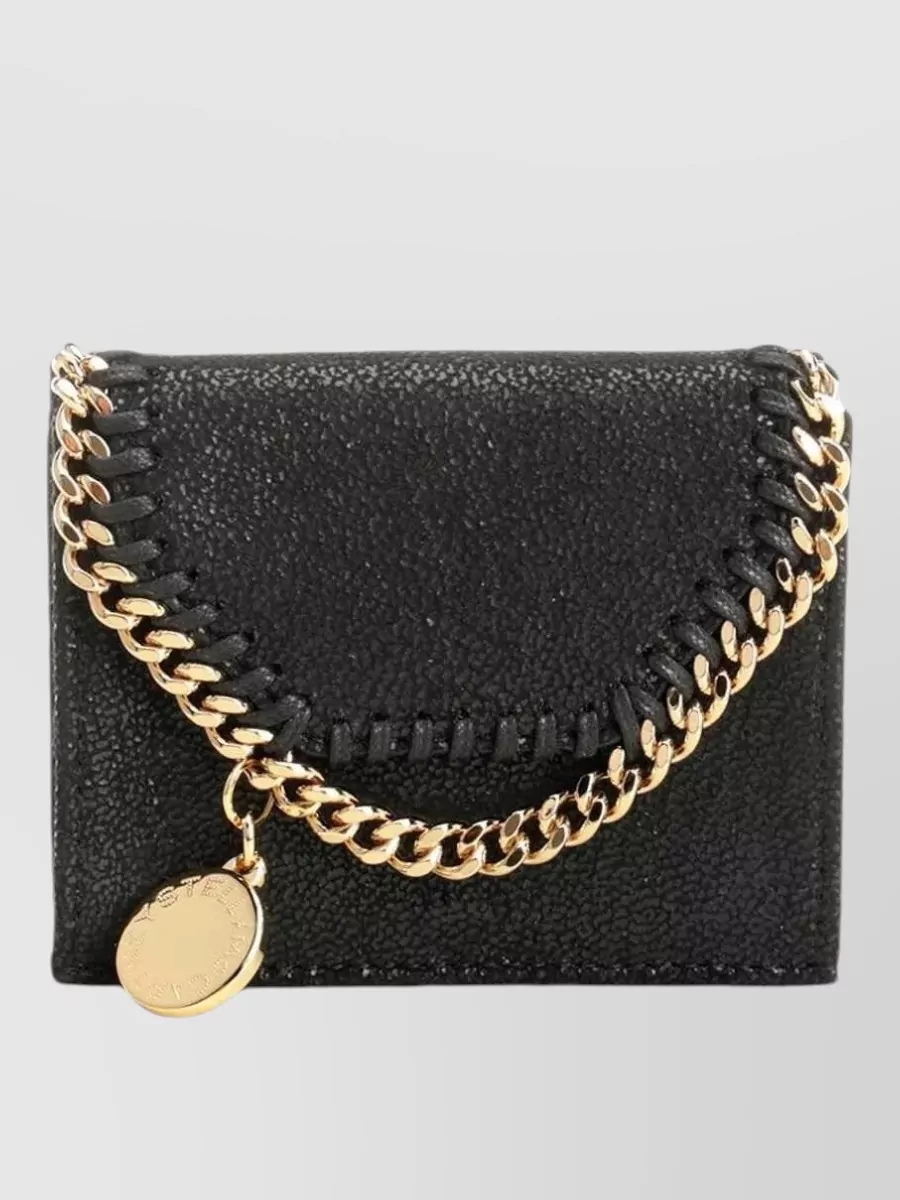 Stella Mccartney faux leather trifold wallet