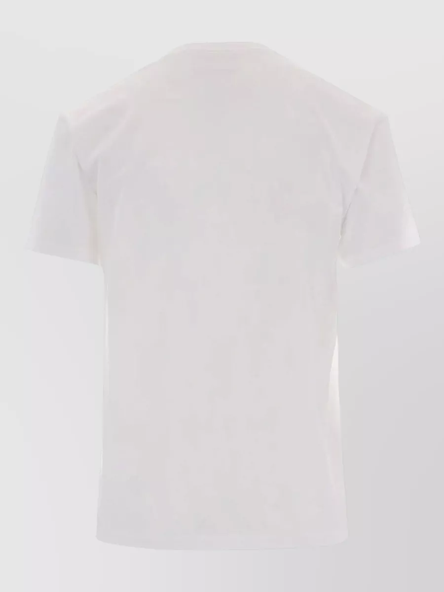 Mc2 Saint Barth Cotton Embroidered Rhinestone T-Shirt