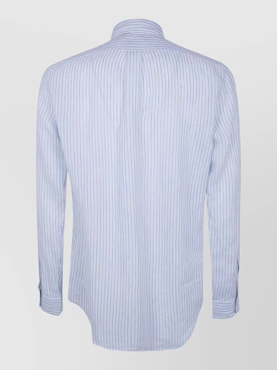 Polo Ralph Lauren Linen Striped Long Sleeve Shirt