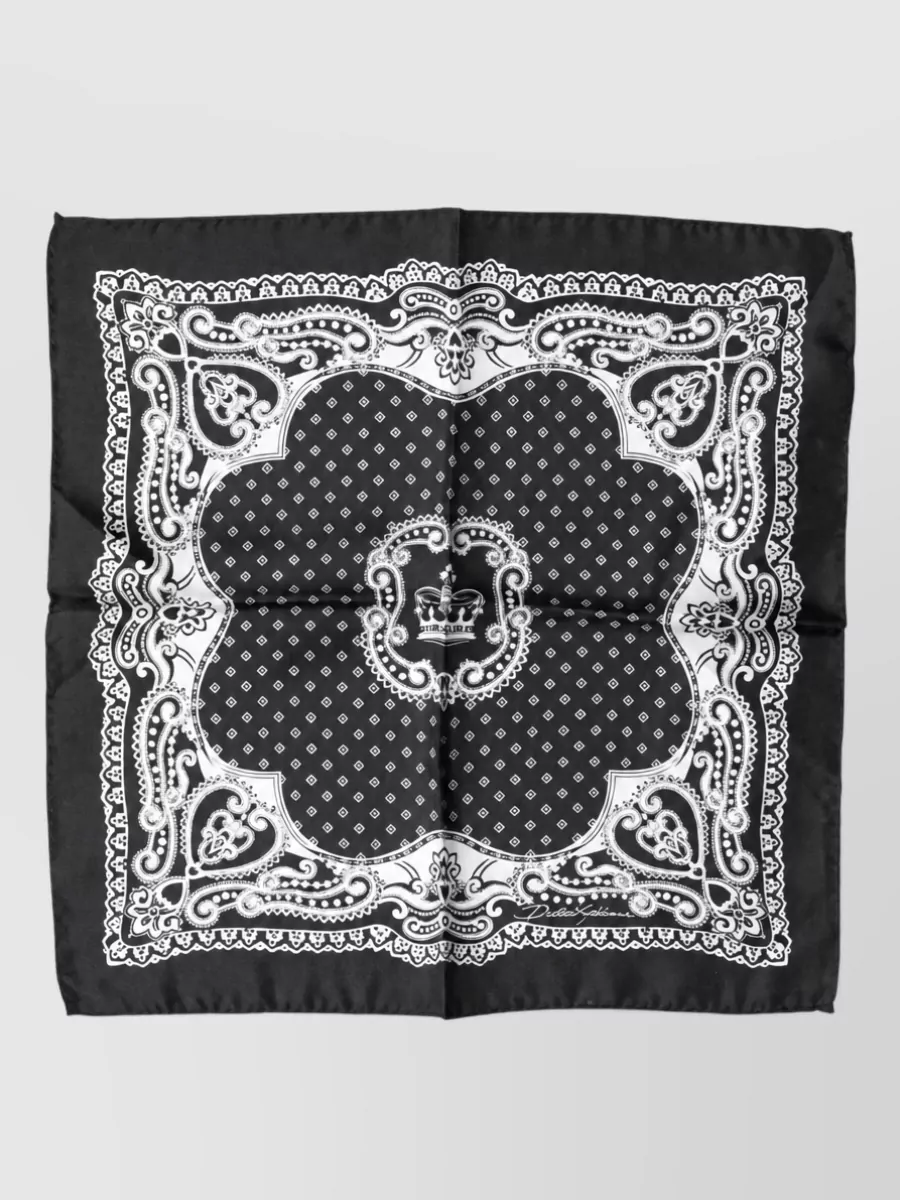 Dolce&Gabbana silk bandana-print square scarf