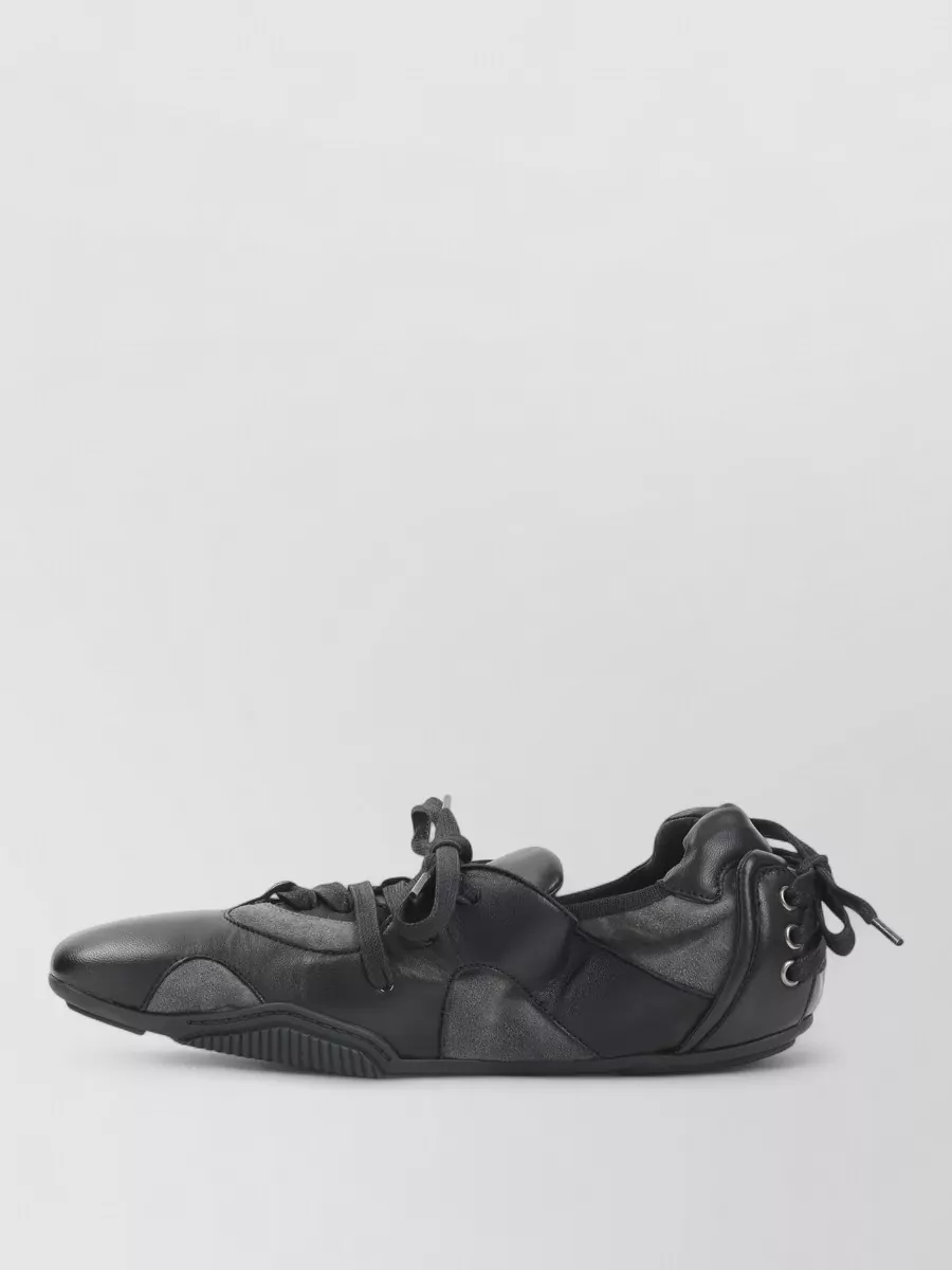 Acne Studios Low Top Sneakers Round Toe Rubber Sole