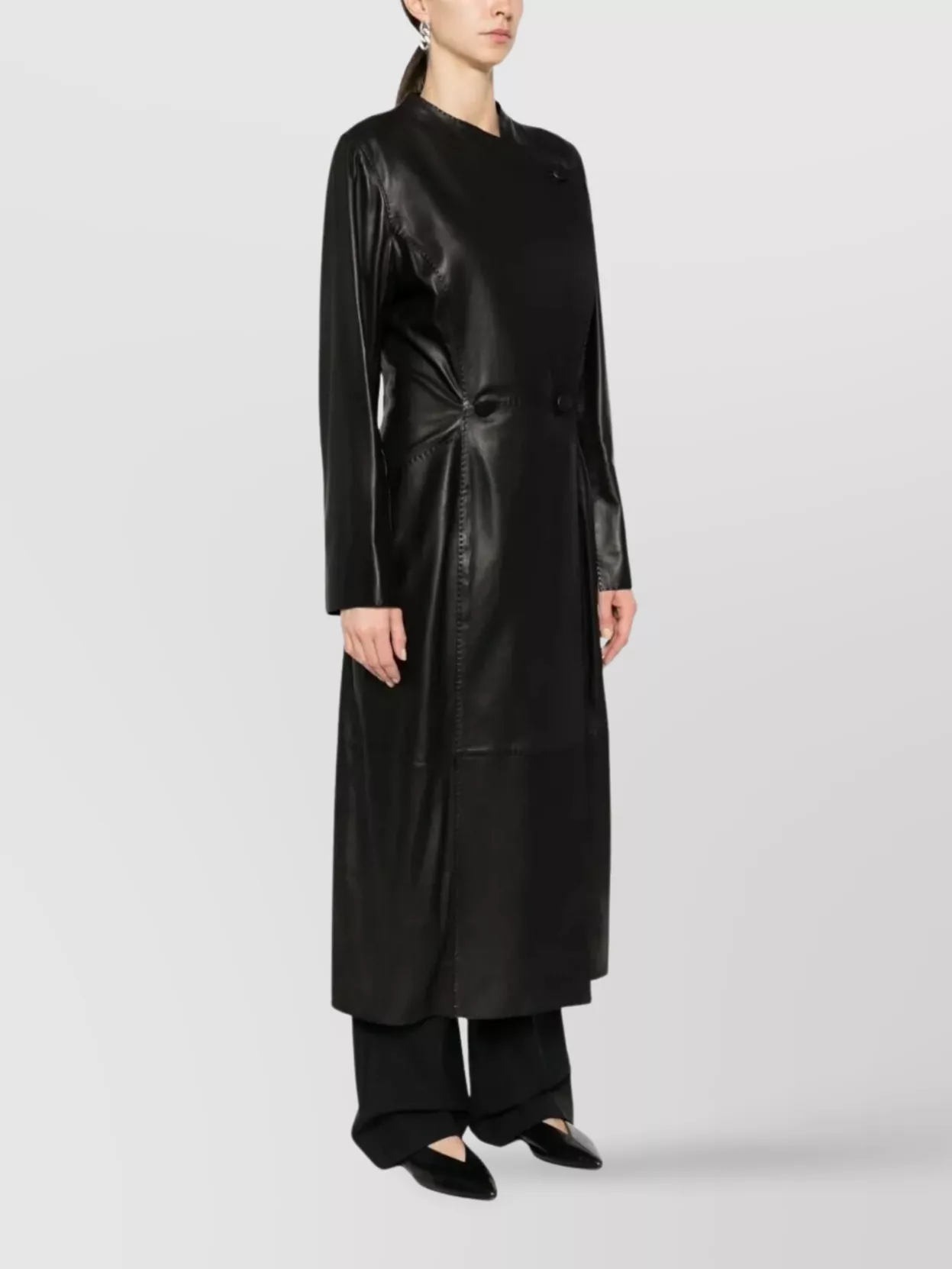 By Malene Birger Button Detailing Tailored Fit Coat